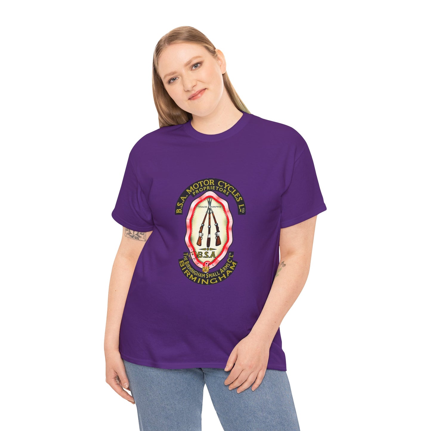 Sporting BSA Rifles T-Shirt - Elegant Design for Outdoor Enthusiasts