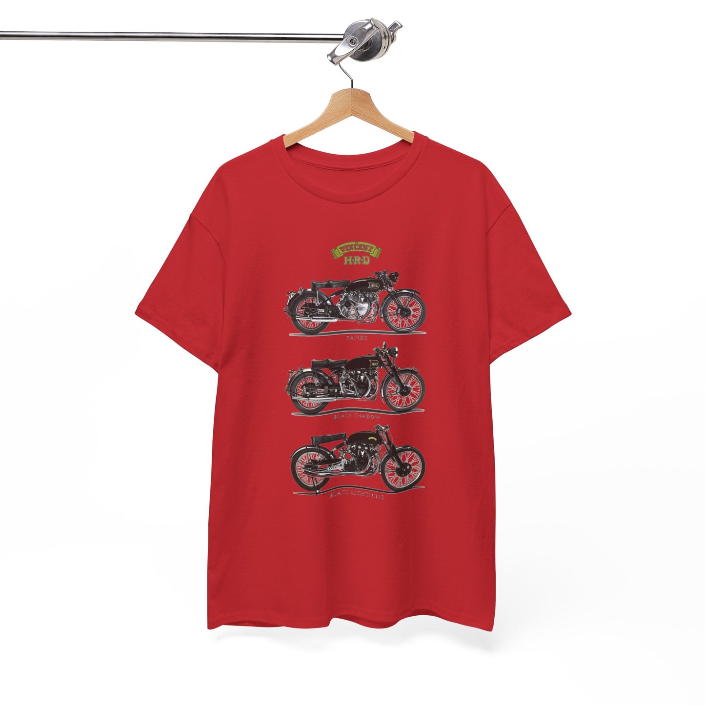 Elevate Your Style with Vincent HRD Vintage Poster Tee with Gildan® 5000's Classic Fit