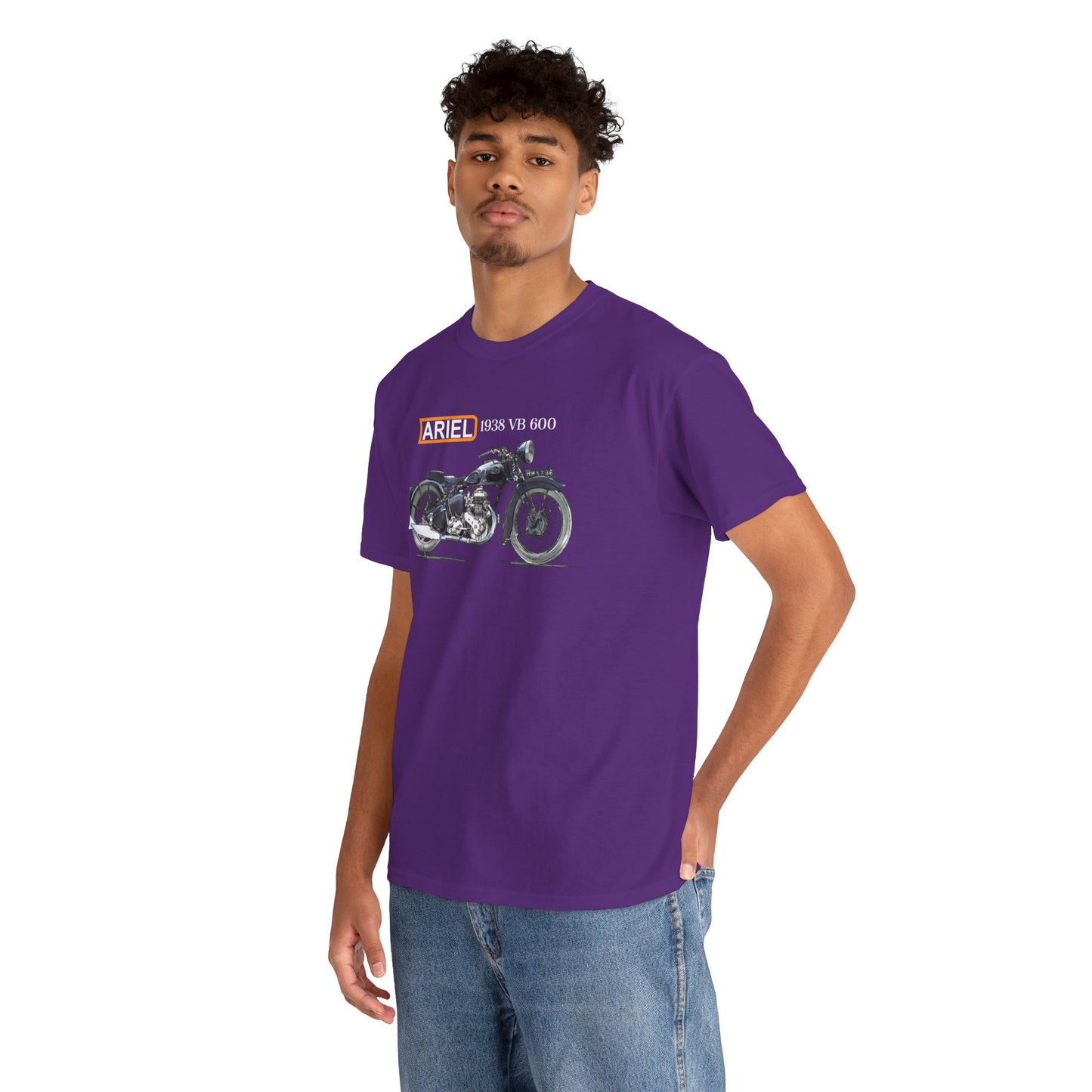 Ariel VB 1938 Vintage Motorcycle T-Shirt - Legendary Style for Riders