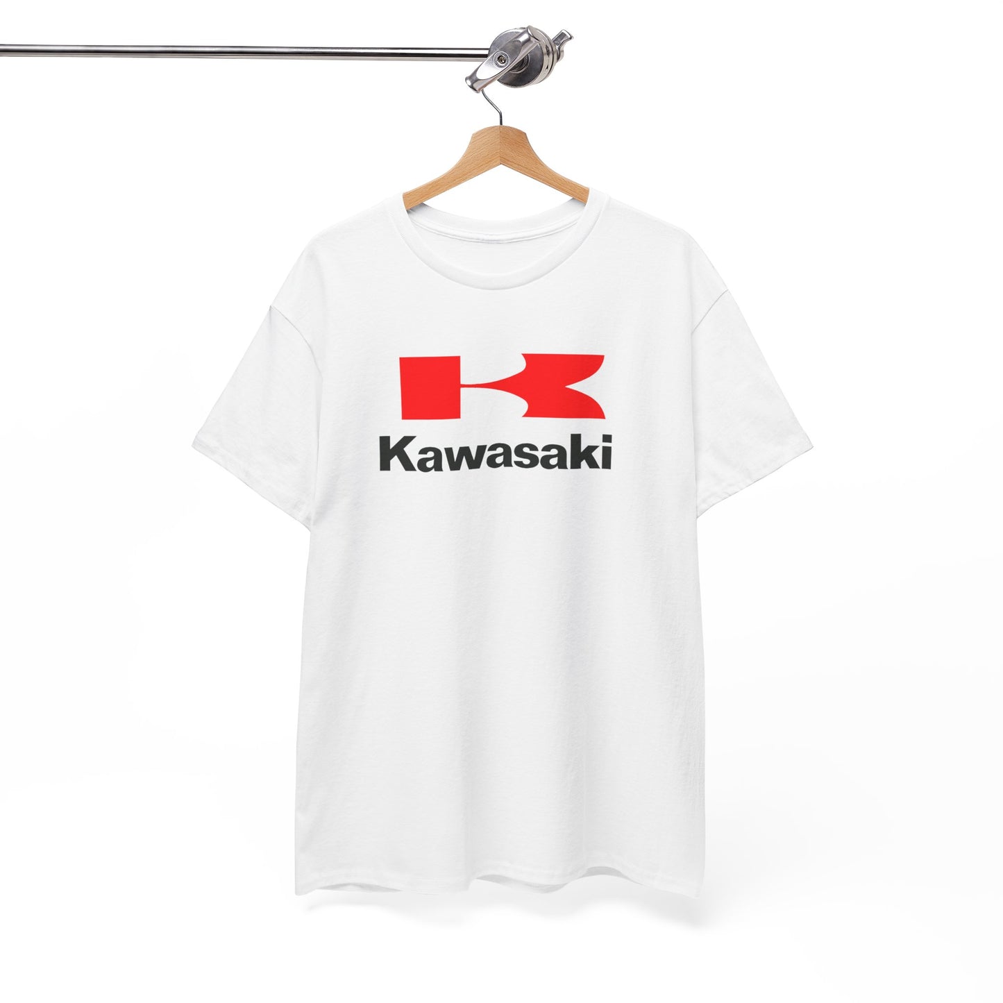 Ride in Style: Kawasaki Logo T-Shirt on Gildan® 5000 Heavy Cotton™