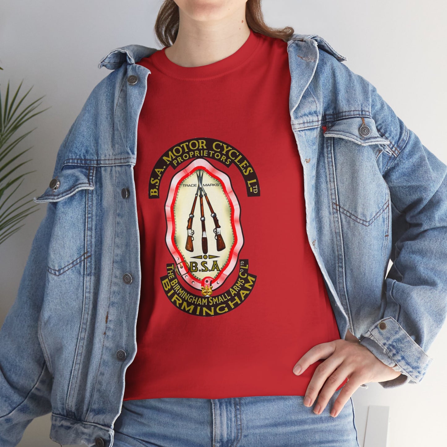 Sporting BSA Rifles T-Shirt - Elegant Design for Outdoor Enthusiasts