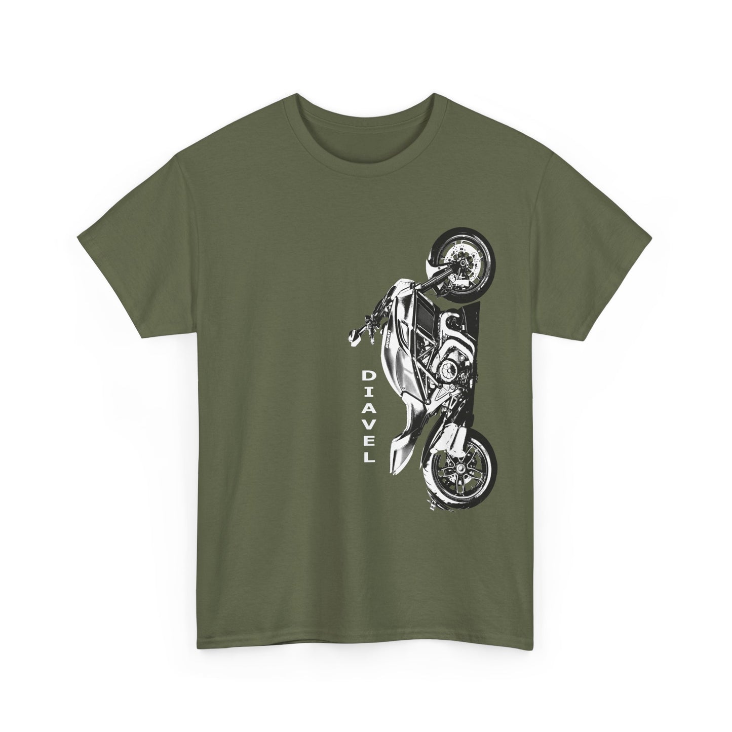 Ducati Diavel Biker T-Shirt | Gildan® 5000 Heavy Cotton™ - Rugged Style, Classic Fit for Motorcycle Lovers
