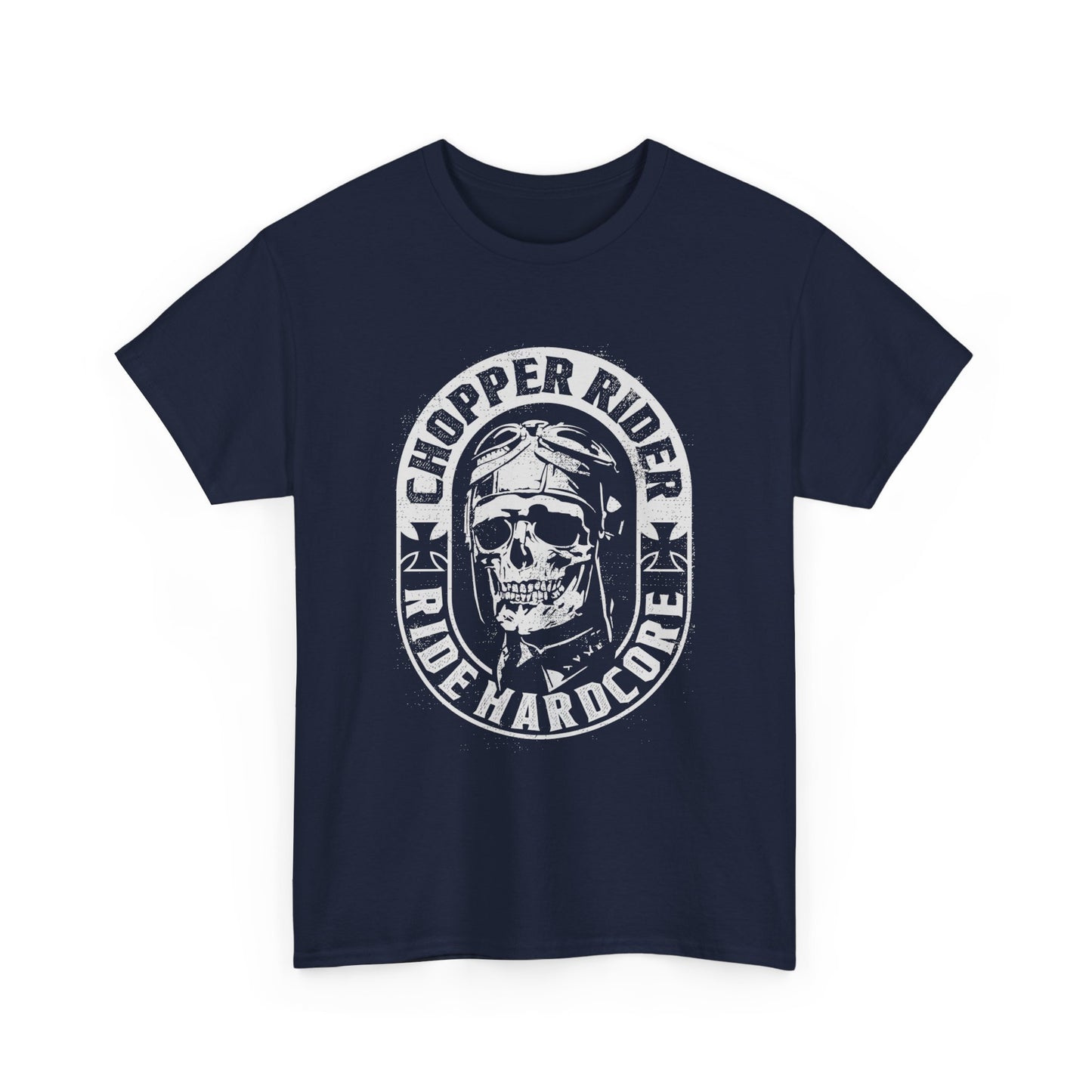 Chopper Rider Motorcycle Tee - Gildan® 5000 Heavy Cotton™, Durable Comfort for Every Ride