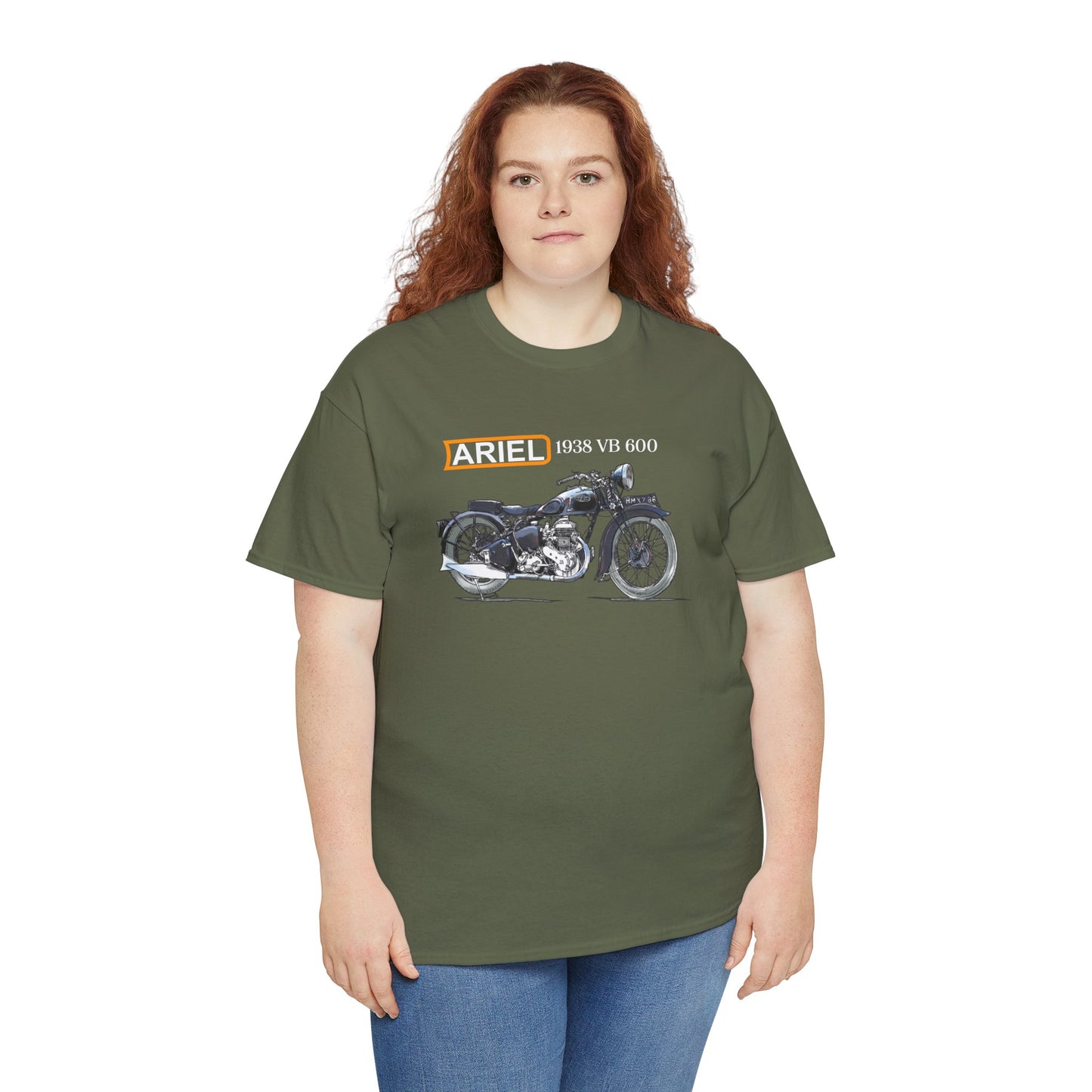 Ariel VB 1938 Vintage Motorcycle T-Shirt - Legendary Style for Riders