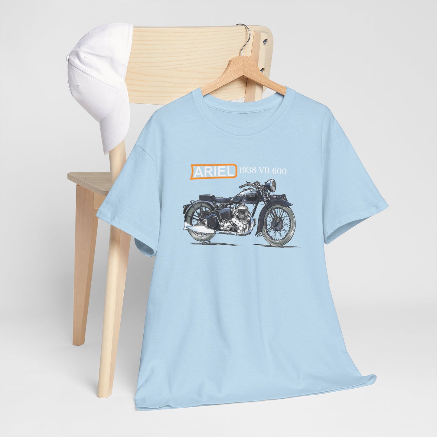 Ariel VB 1938 Vintage Motorcycle T-Shirt - Legendary Style for Riders