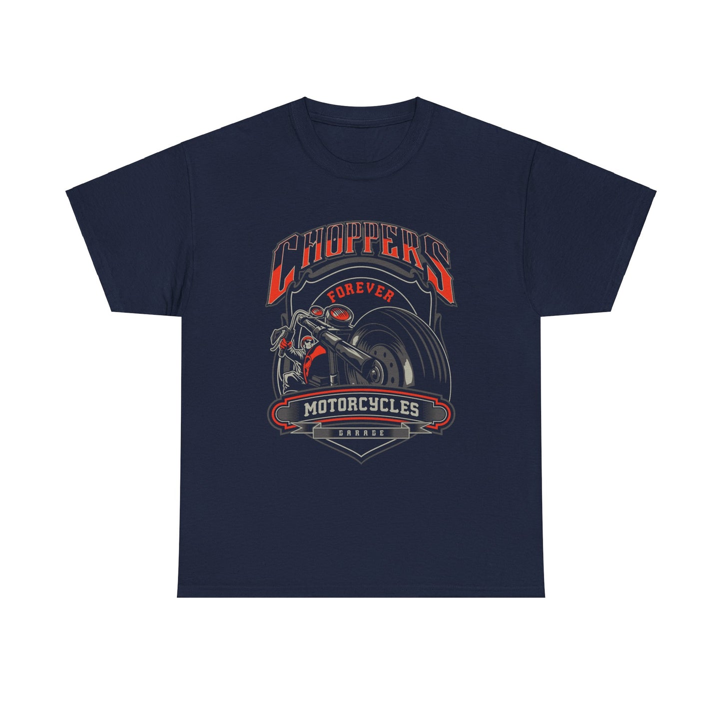 Choppers Forever Motorcycle T-Shirt - Quality Print, Classic Biker Fit