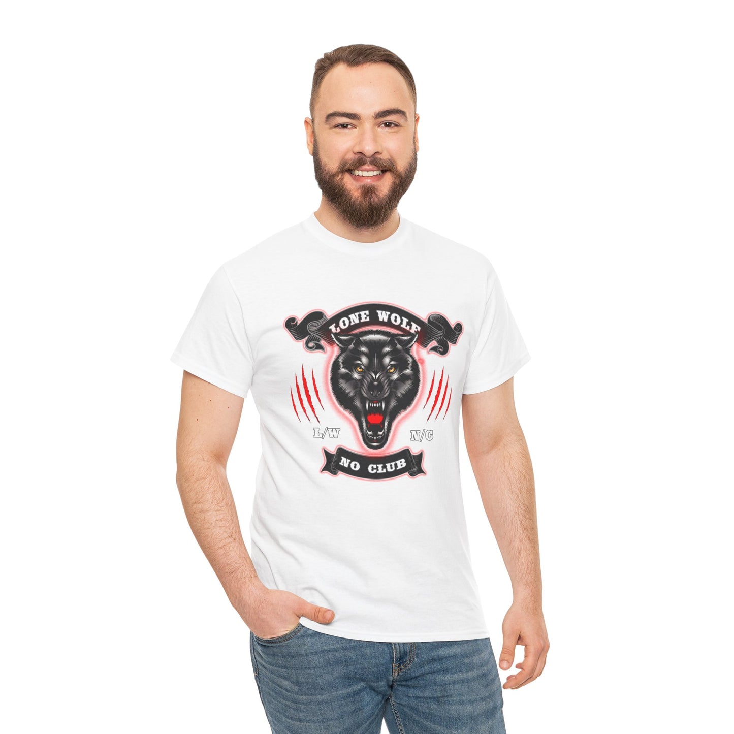 Lone Wolf, No Club Classic Tee