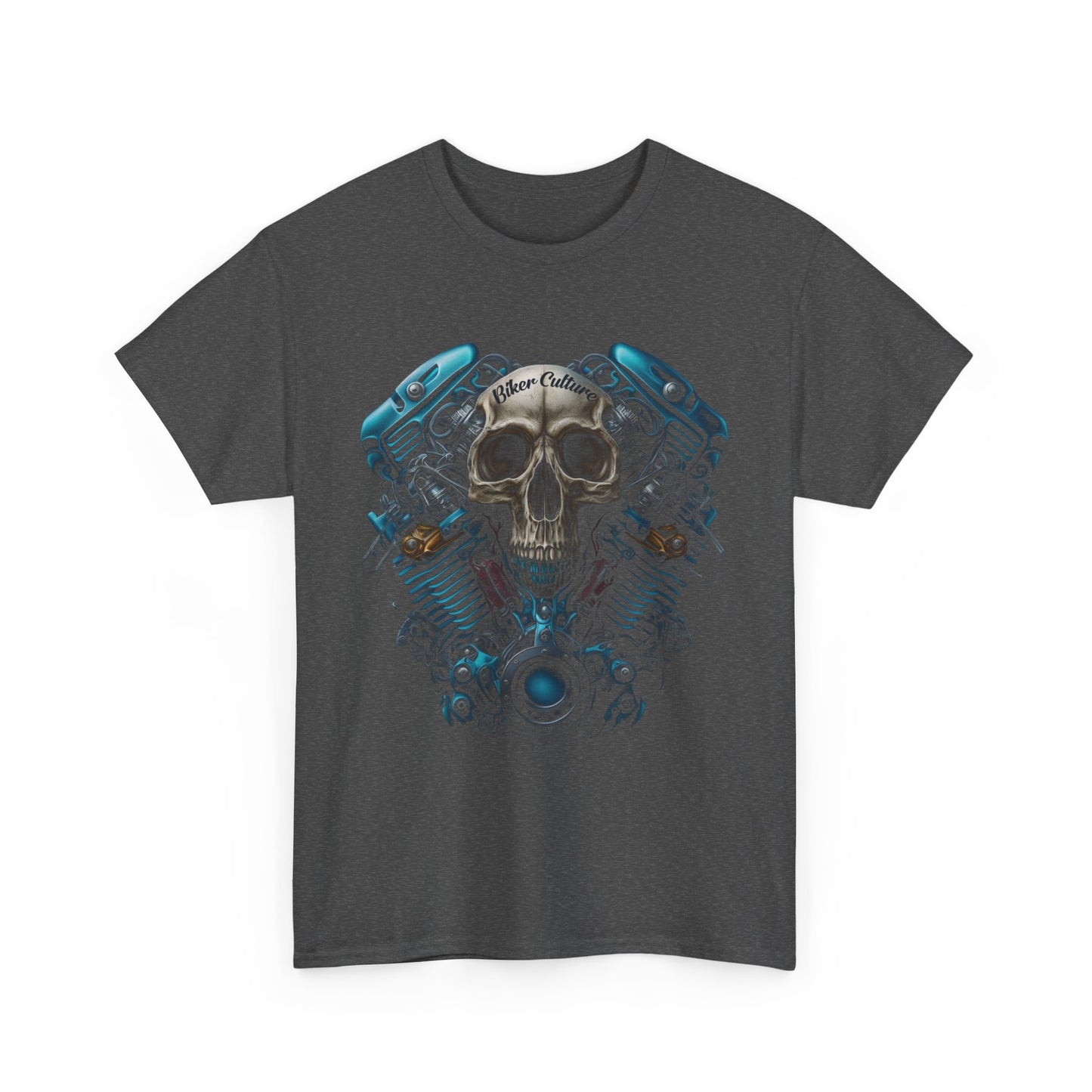 Biker Culture V-Twin Graphic Tee - Made with Midweight Fabric and Classic Fit