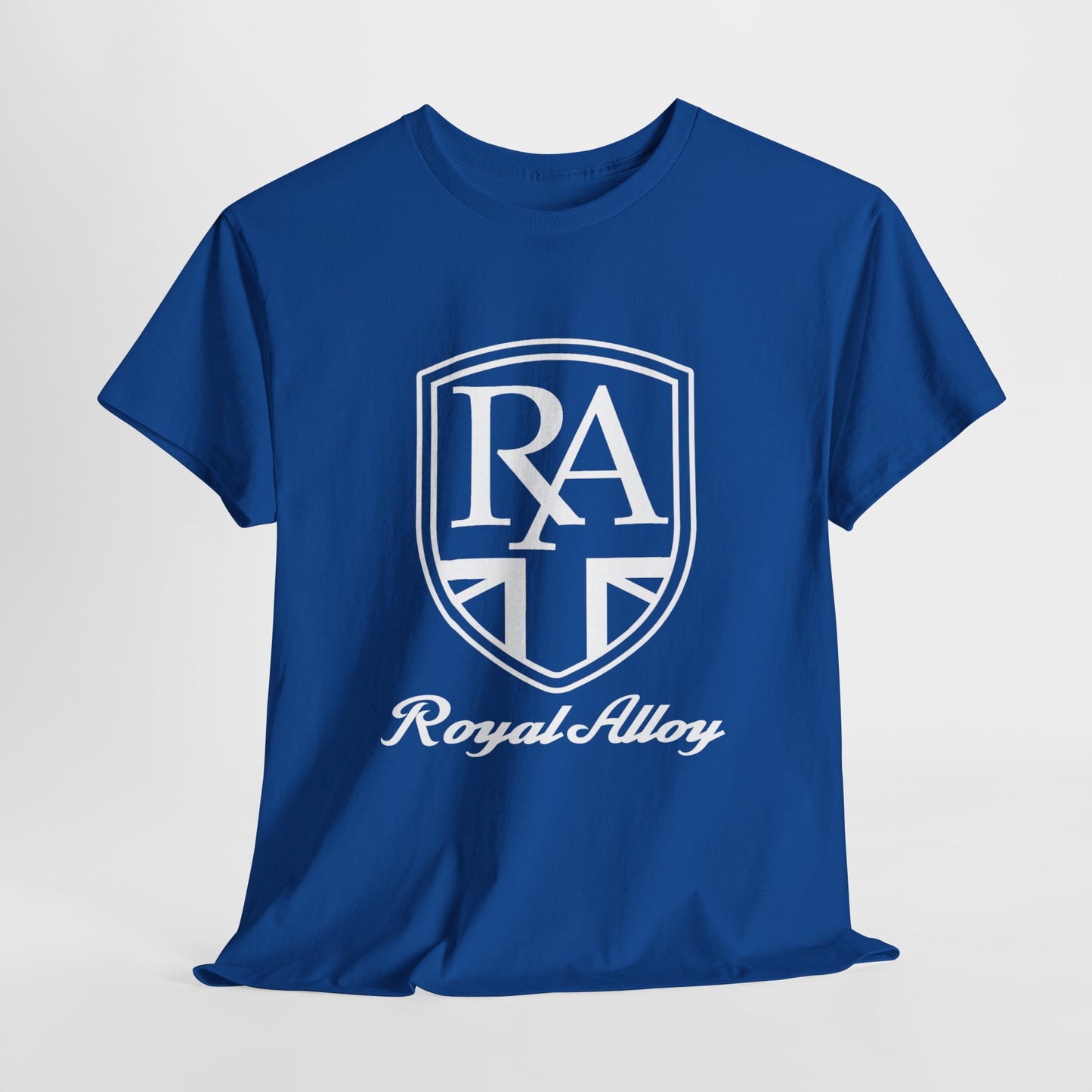 Sleek & Durable: Royal Alloy Scooter Tee in Heavy Cotton