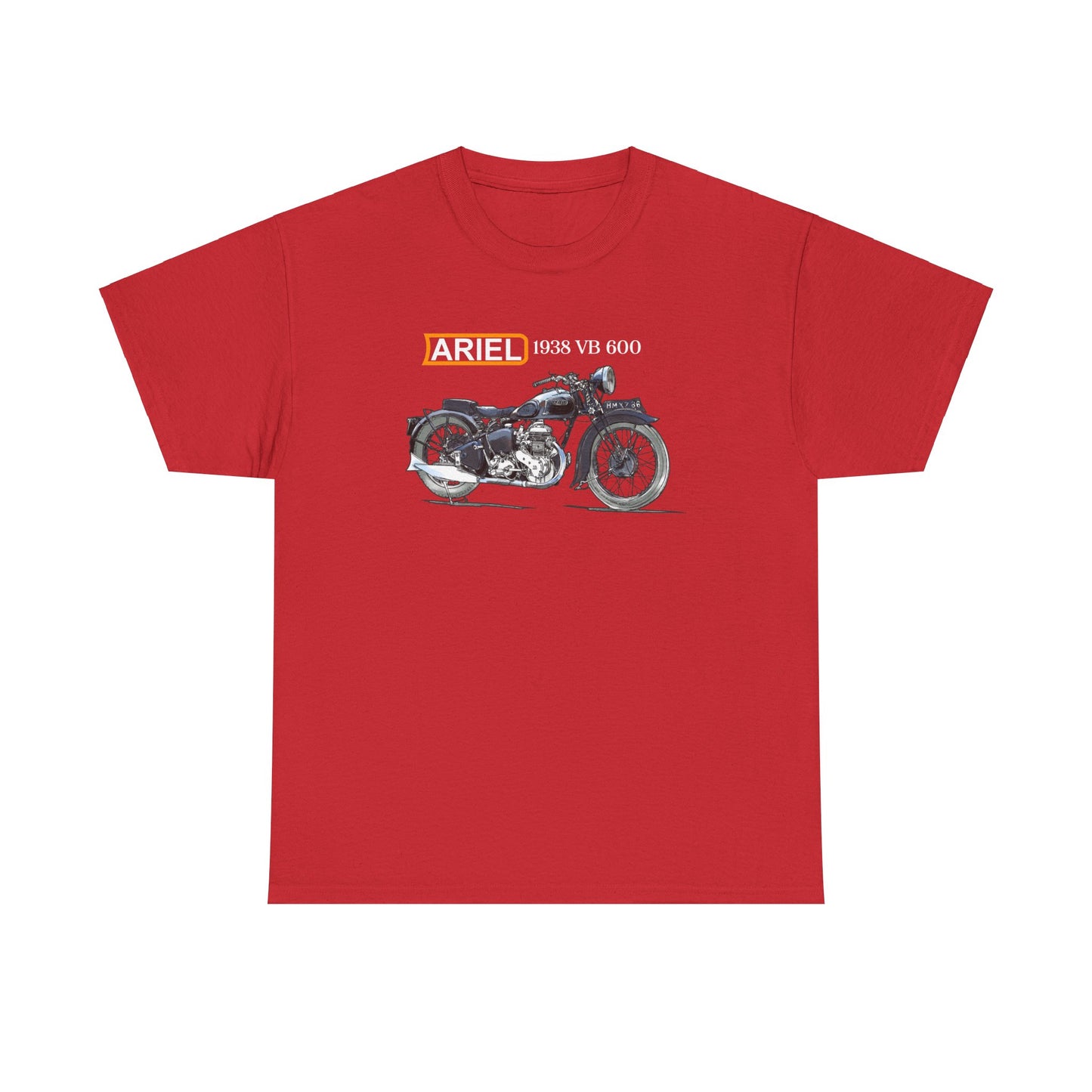 Ariel VB 1938 Vintage Motorcycle T-Shirt - Legendary Style for Riders