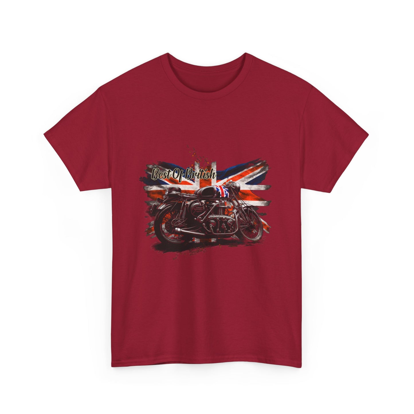 Classic Fit Best of British Biker Shirt - Double-Needle Hems