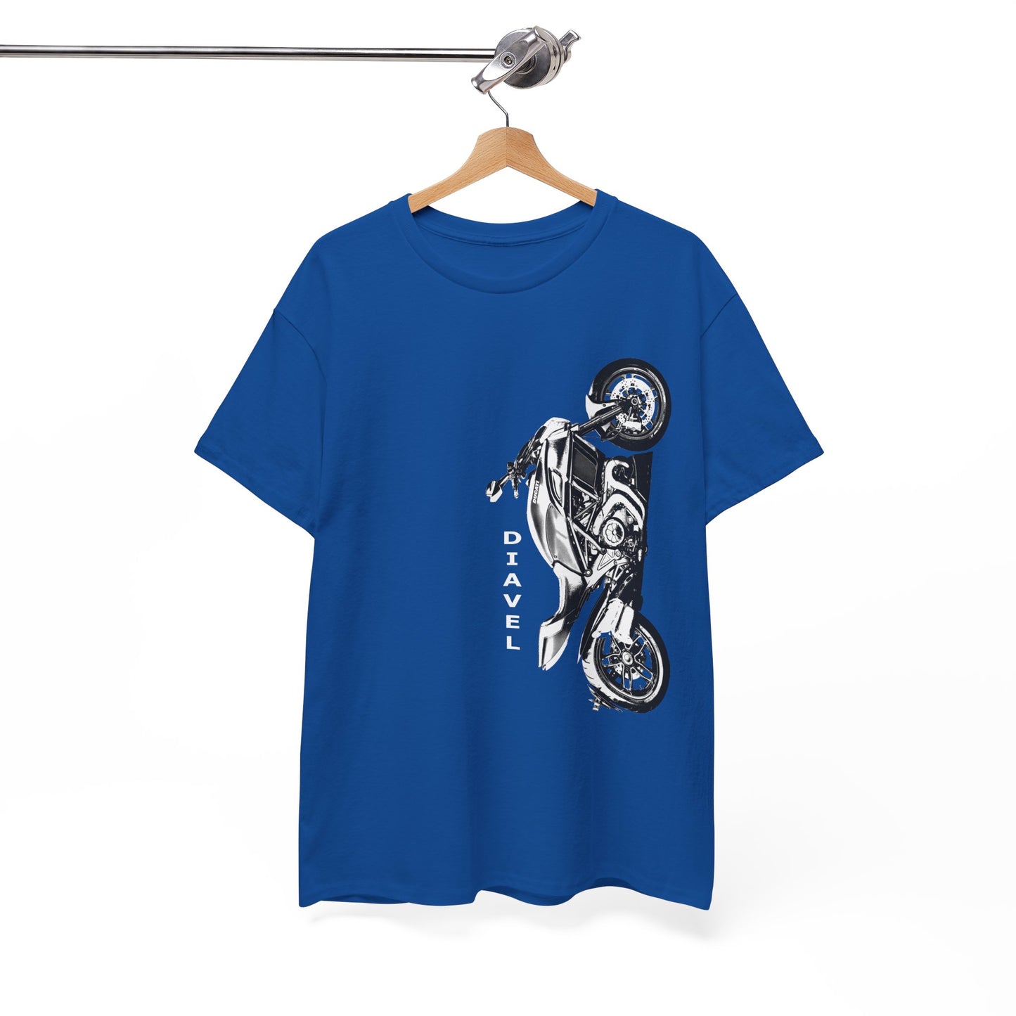 Ducati Diavel Biker T-Shirt | Gildan® 5000 Heavy Cotton™ - Rugged Style, Classic Fit for Motorcycle Lovers