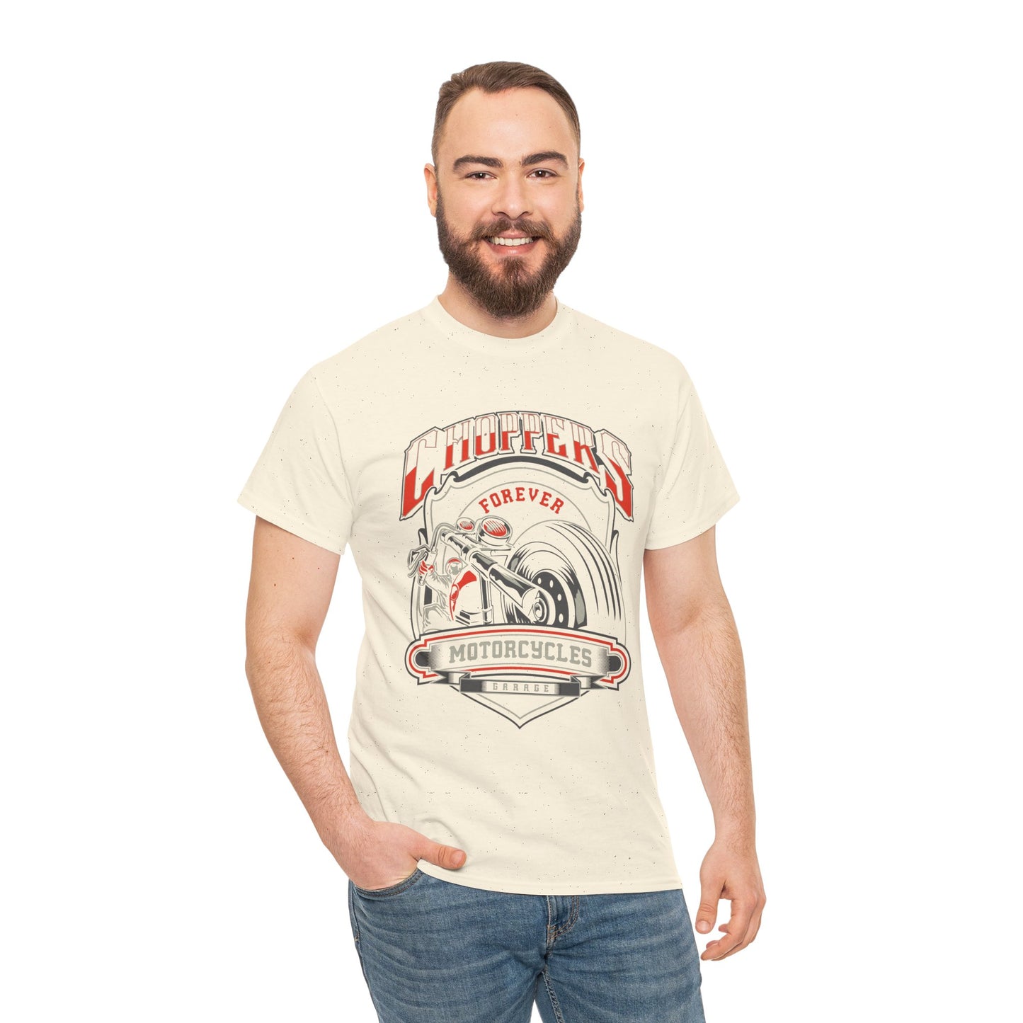 Choppers Forever Motorcycle T-Shirt - Quality Print, Classic Biker Fit