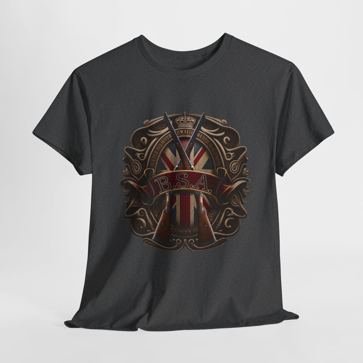 Classic BSA Motorcycles T-Shirt - Gildan® 5000 Heavy Cotton™, Perfect for Riders & Collectors
