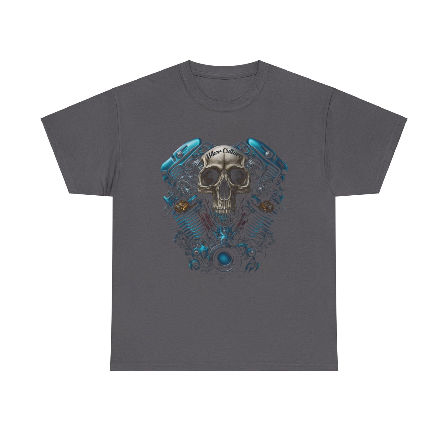 Biker Culture V-Twin Graphic Tee - Made with Midweight Fabric and Classic Fit