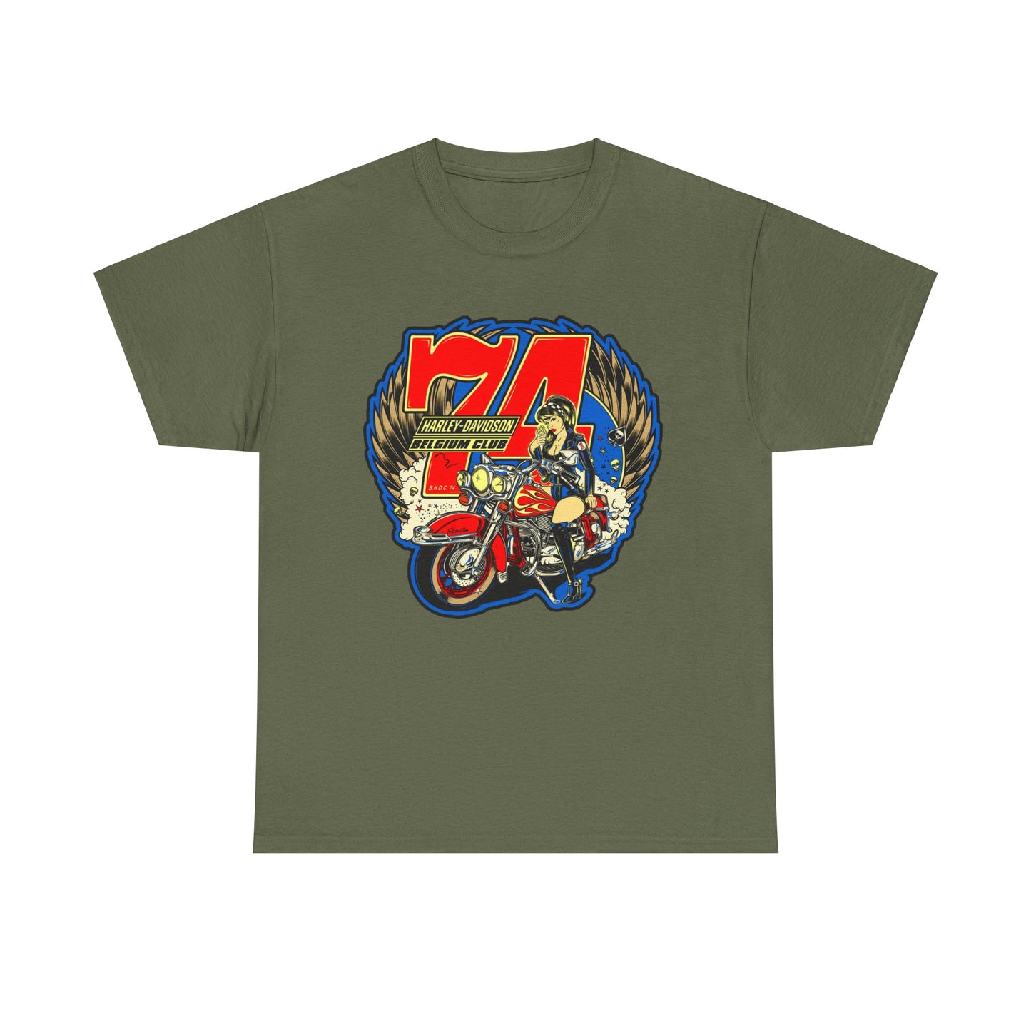 Harley Davidson 74 Biker Classic Tee