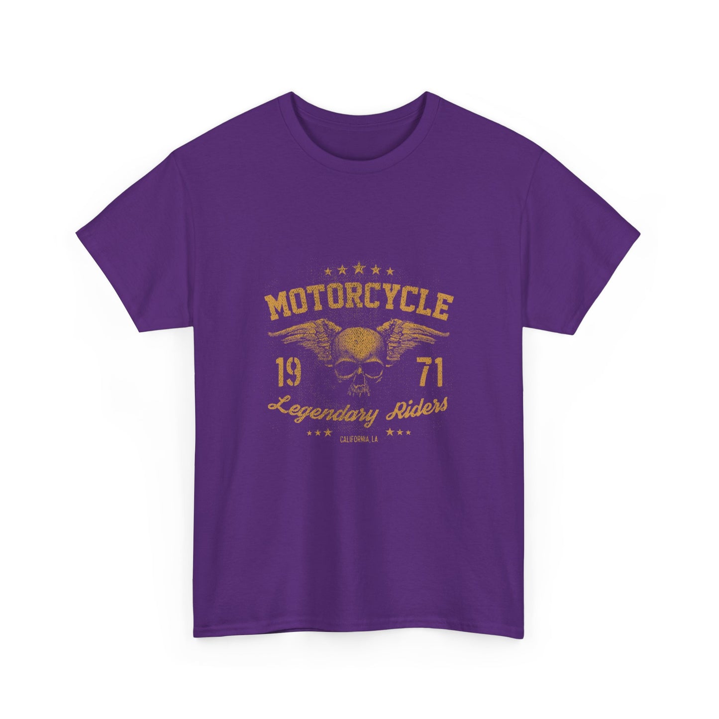 Classic Biker Vibes: Gildan® Heavy Cotton Motorcycle Legend 1971 Shirt