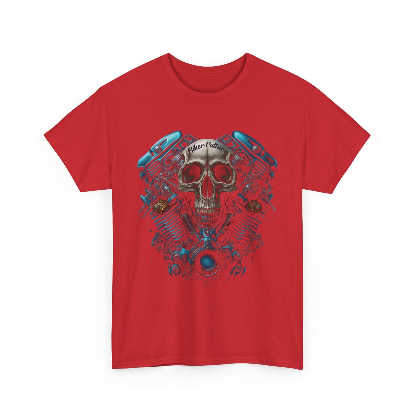 Biker Culture V-Twin Graphic Tee - Made with Midweight Fabric and Classic Fit