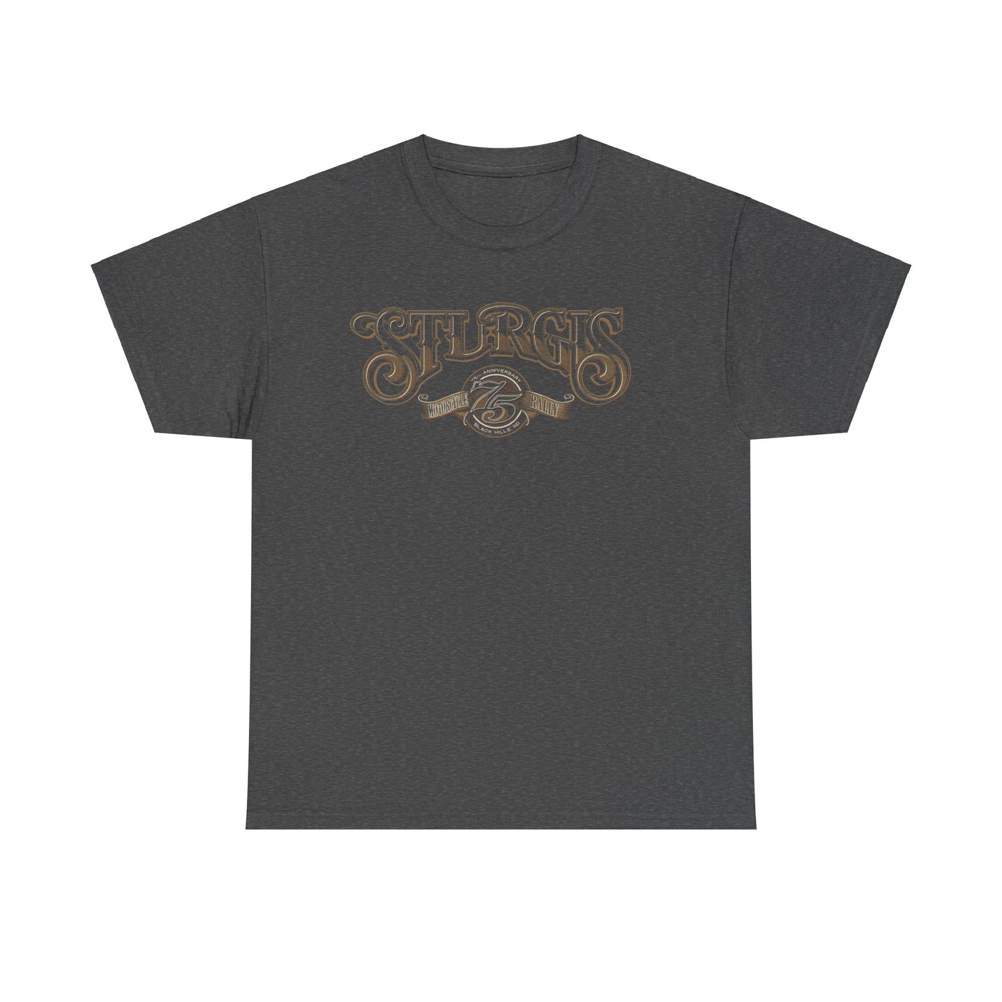 Sturgis 75th Tee - Gildan® 5000 Heavy Cotton™, Classic Midweight Fabric