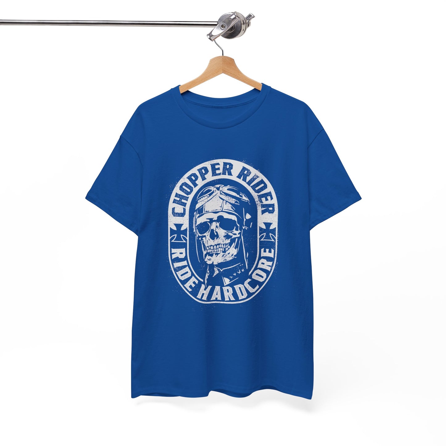 Chopper Rider Motorcycle Tee - Gildan® 5000 Heavy Cotton™, Durable Comfort for Every Ride