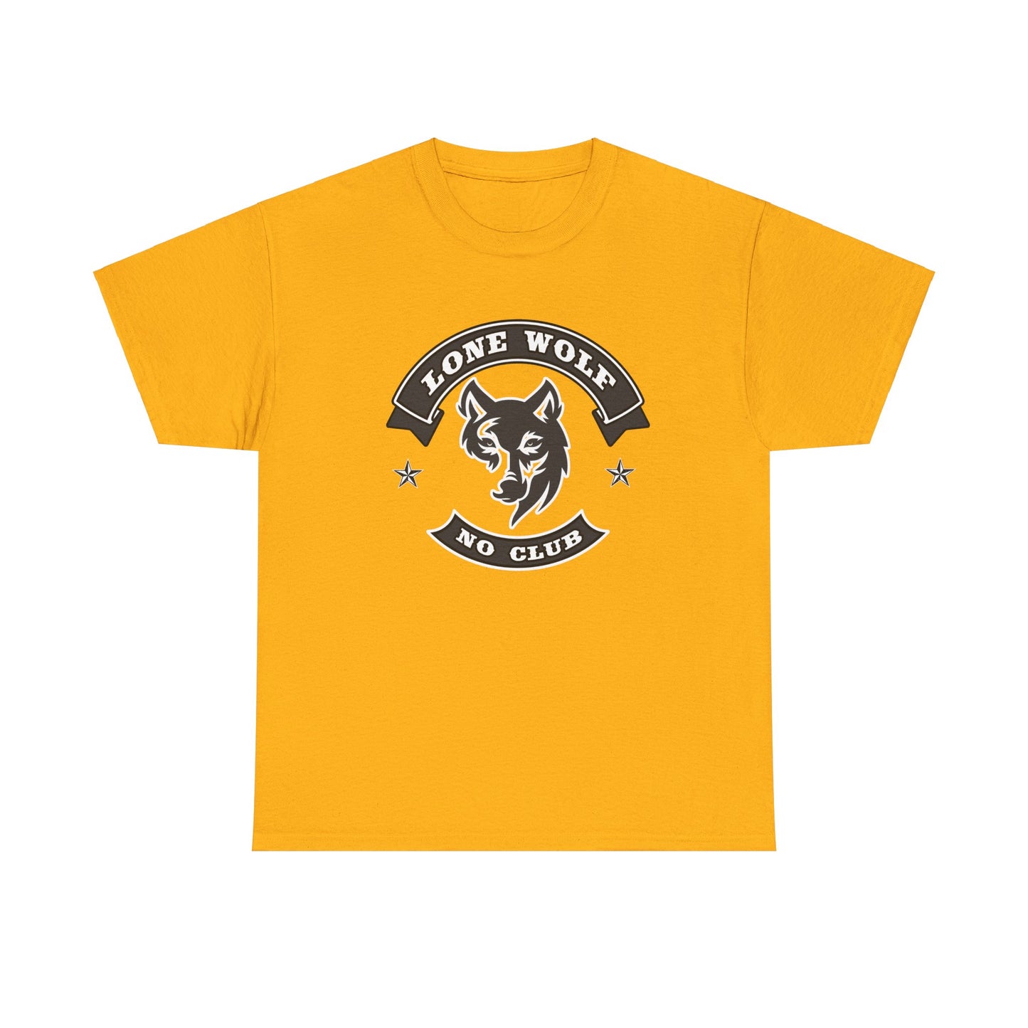 Lone Wolf Tee Shirt - Gildan® 5000 Heavy Cotton™, Classic Fit for the Independent Rider