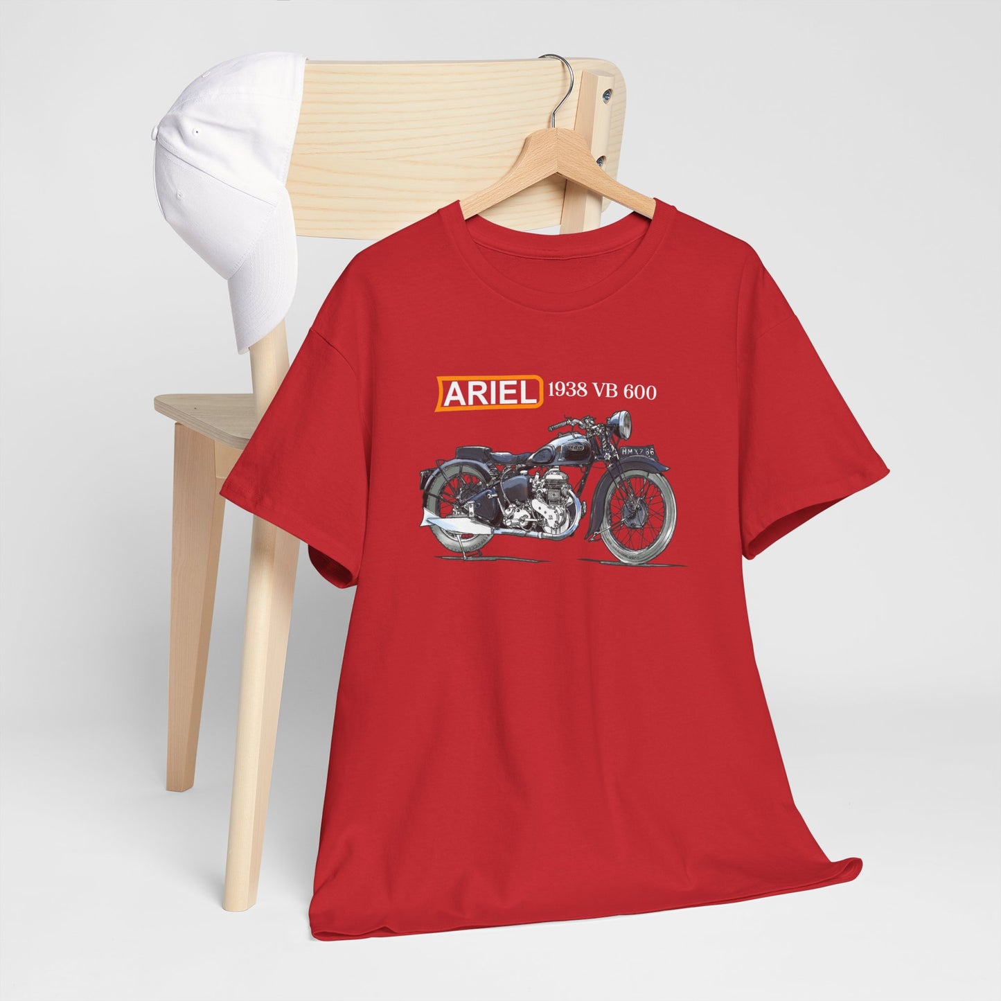 Ariel VB 1938 Vintage Motorcycle T-Shirt - Legendary Style for Riders
