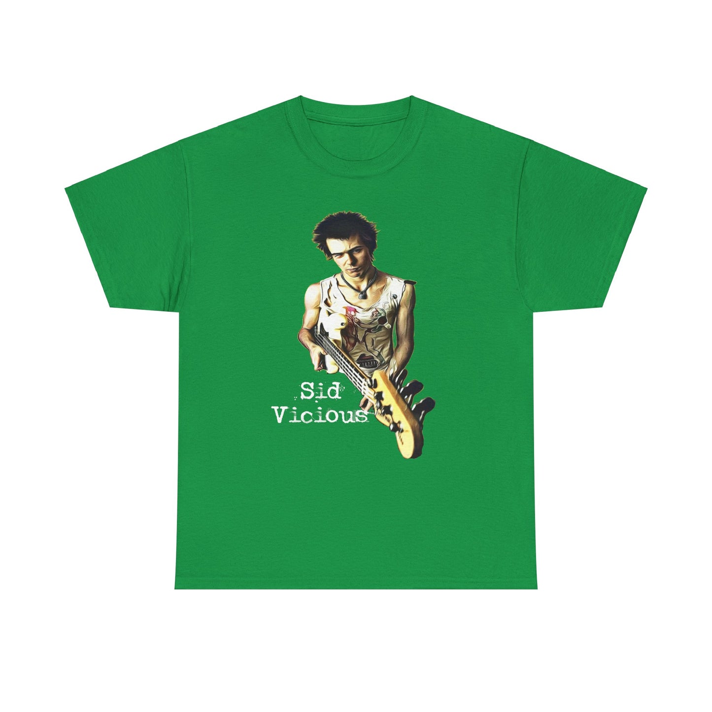 Sid Vicious Design Shirt: Stylish Edge in Heavy Cotton