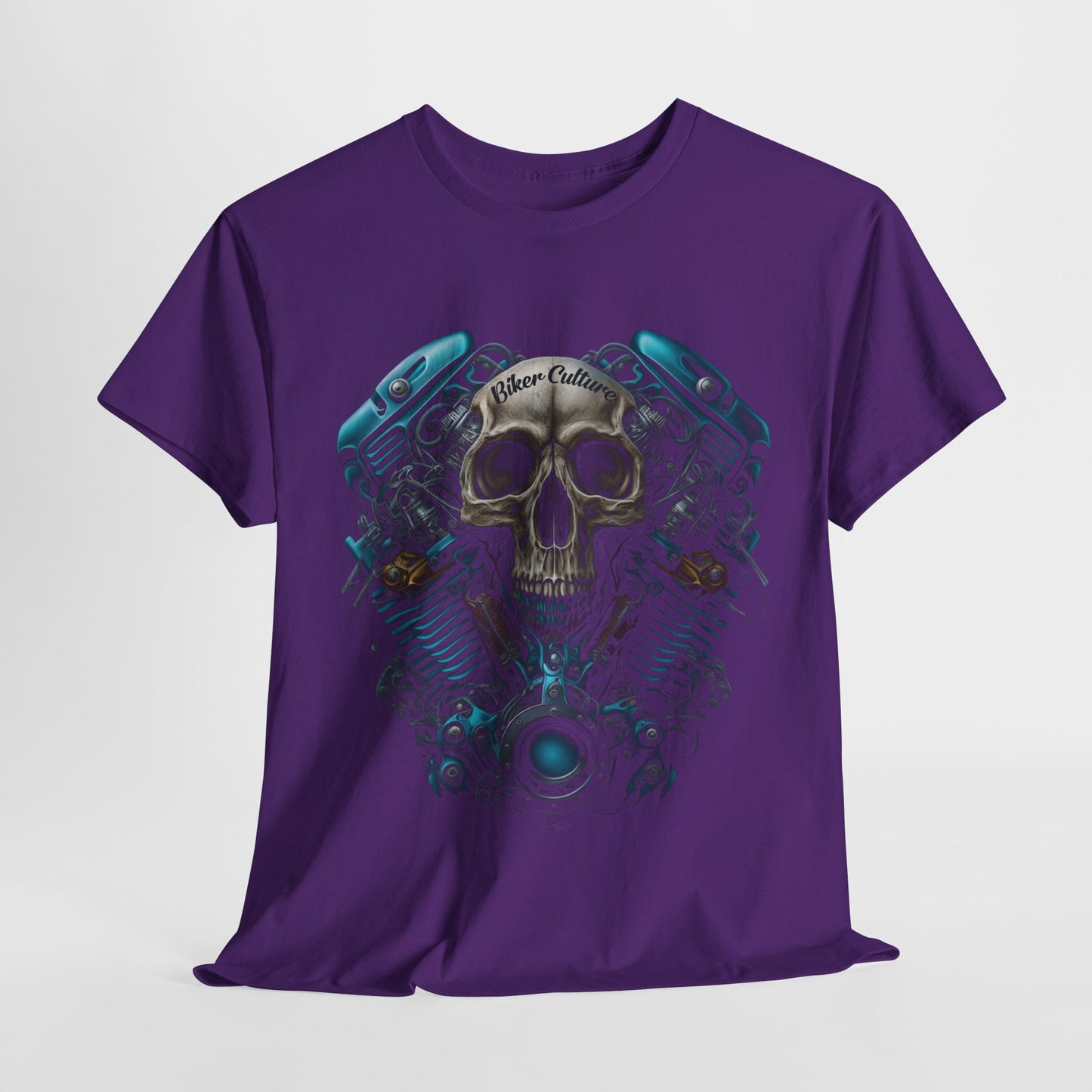Biker Culture V-Twin Graphic Tee - Made with Midweight Fabric and Classic Fit
