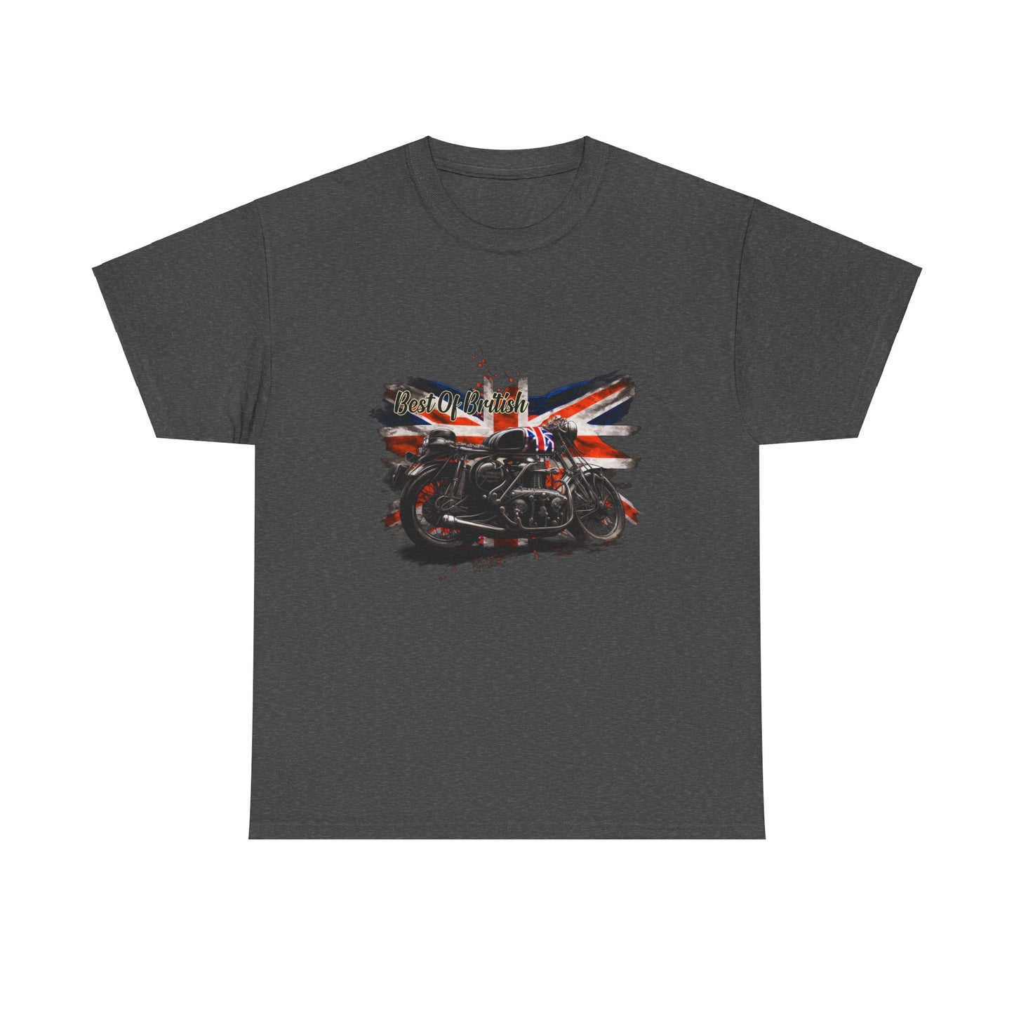 Classic Fit Best of British Biker Shirt - Double-Needle Hems