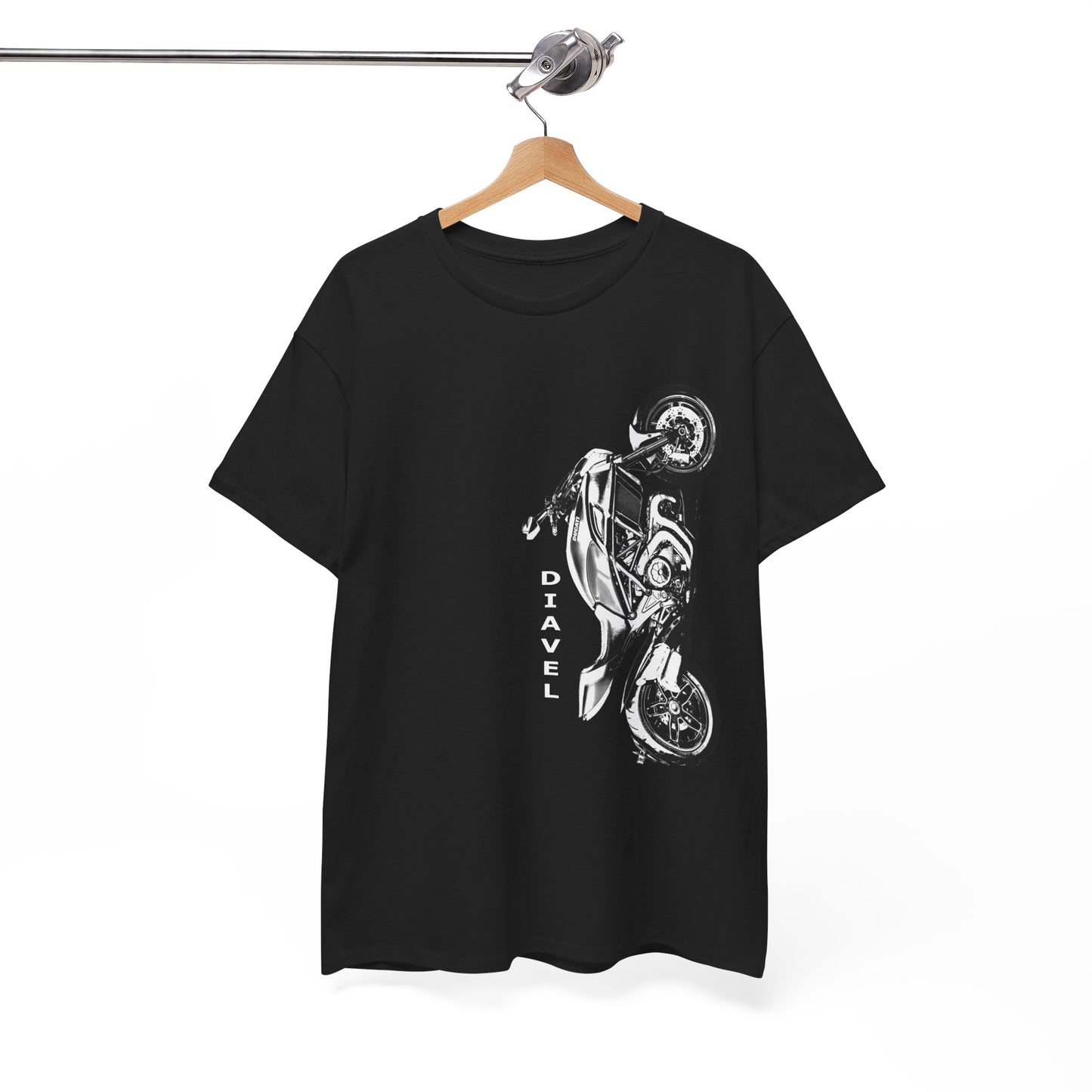 Ducati Diavel Biker T-Shirt | Gildan® 5000 Heavy Cotton™ - Rugged Style, Classic Fit for Motorcycle Lovers