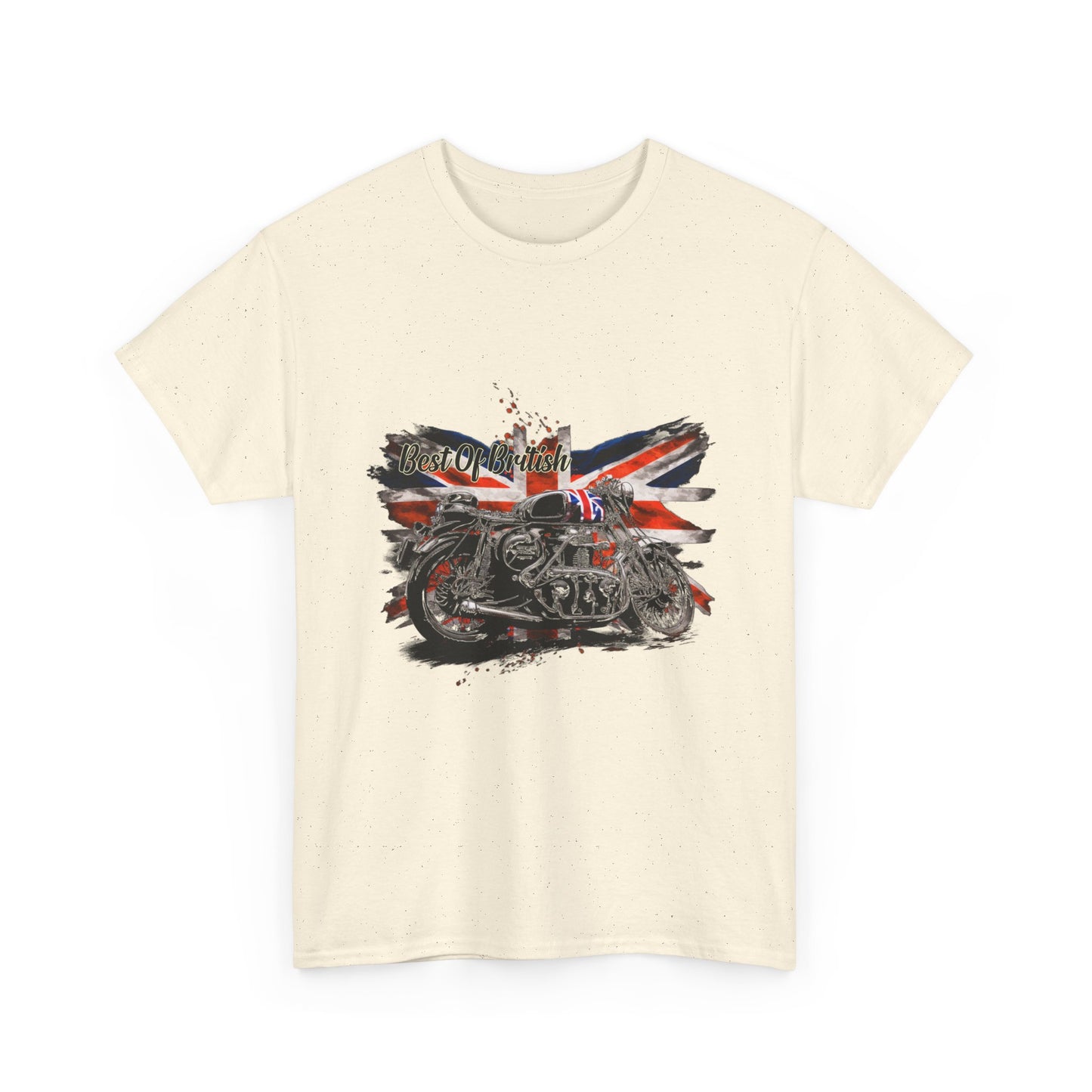 Classic Fit Best of British Biker Shirt - Double-Needle Hems