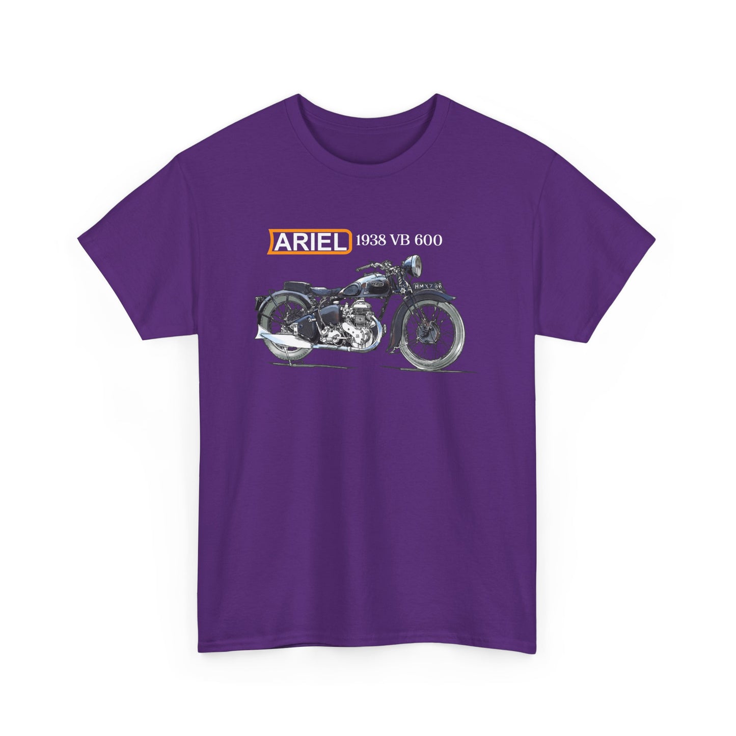 Ariel VB 1938 Vintage Motorcycle T-Shirt - Legendary Style for Riders