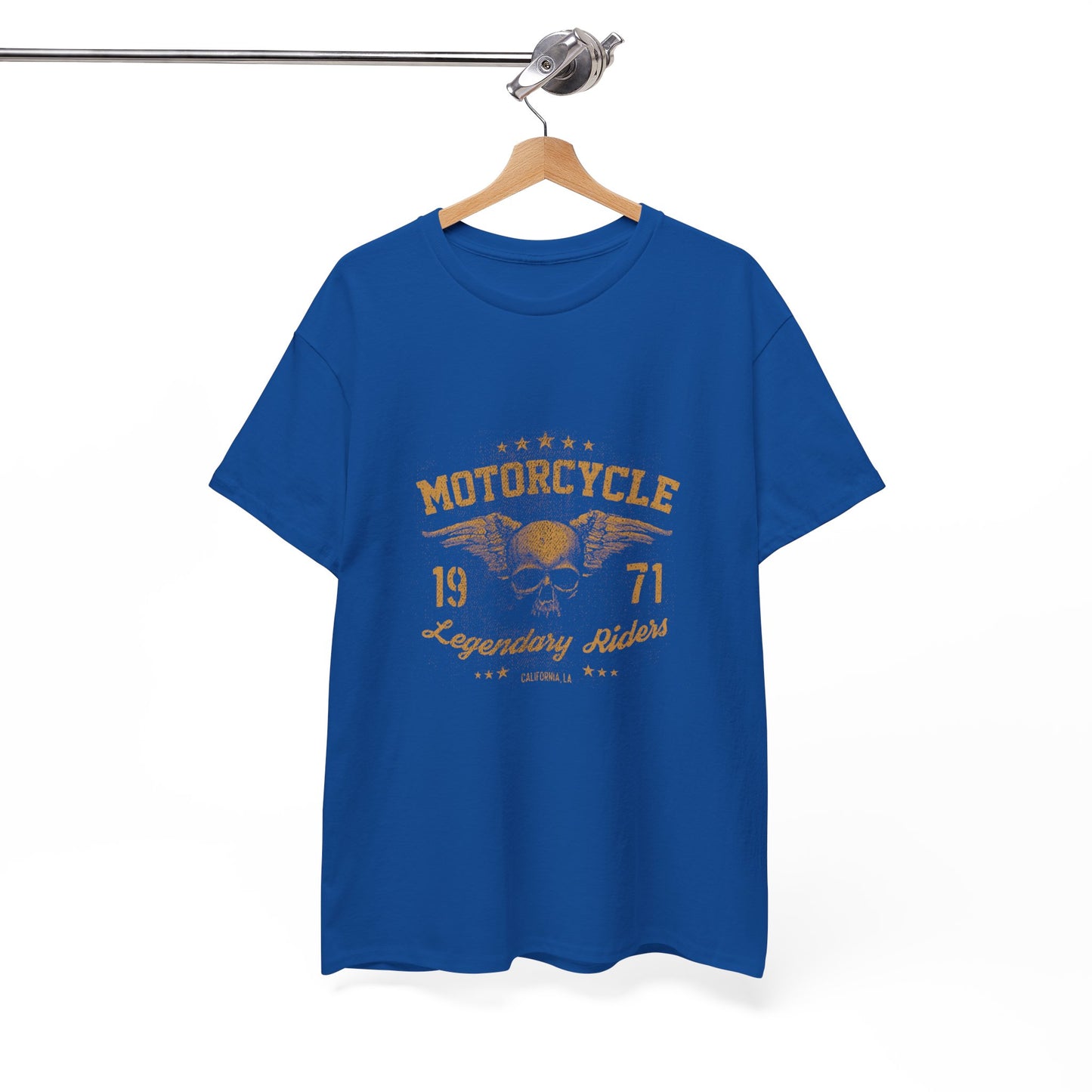 Classic Biker Vibes: Gildan® Heavy Cotton Motorcycle Legend 1971 Shirt
