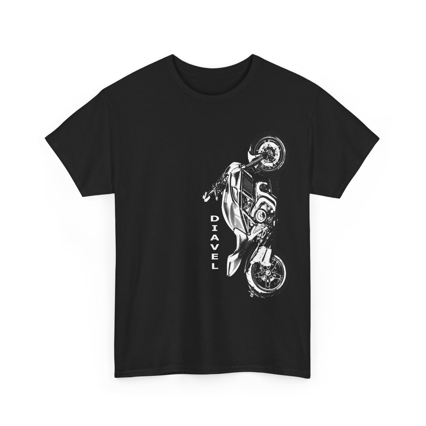 Ducati Diavel Biker T-Shirt | Gildan® 5000 Heavy Cotton™ - Rugged Style, Classic Fit for Motorcycle Lovers