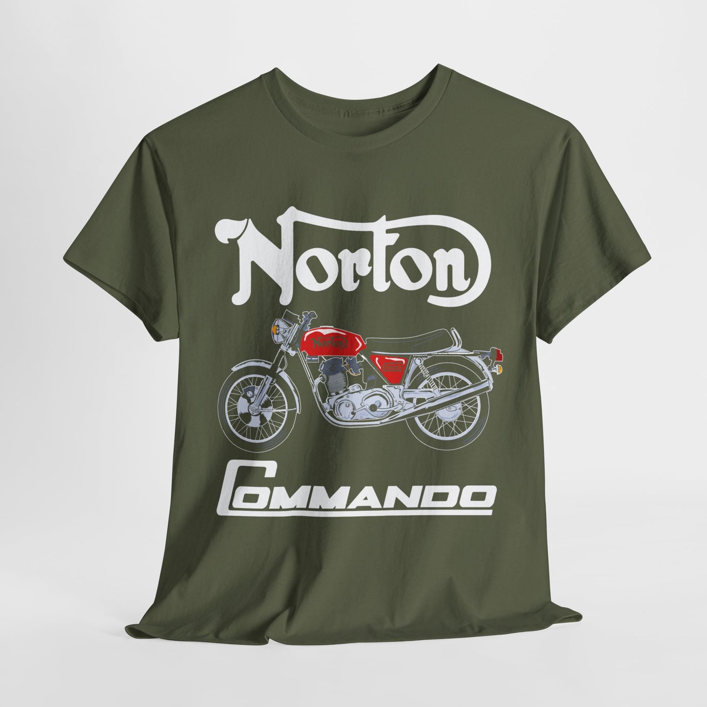 Norton Commando T-Shirt: Classic Fit with Gildan® 5000 Heavy Cotton™