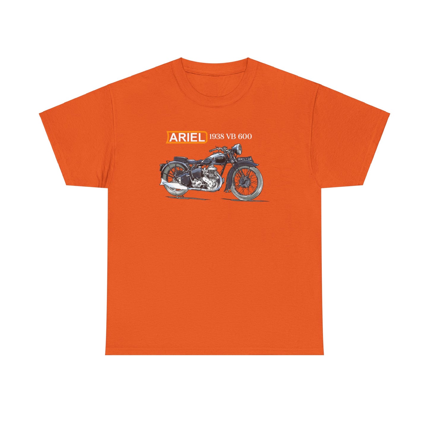 Ariel VB 1938 Vintage Motorcycle T-Shirt - Legendary Style for Riders