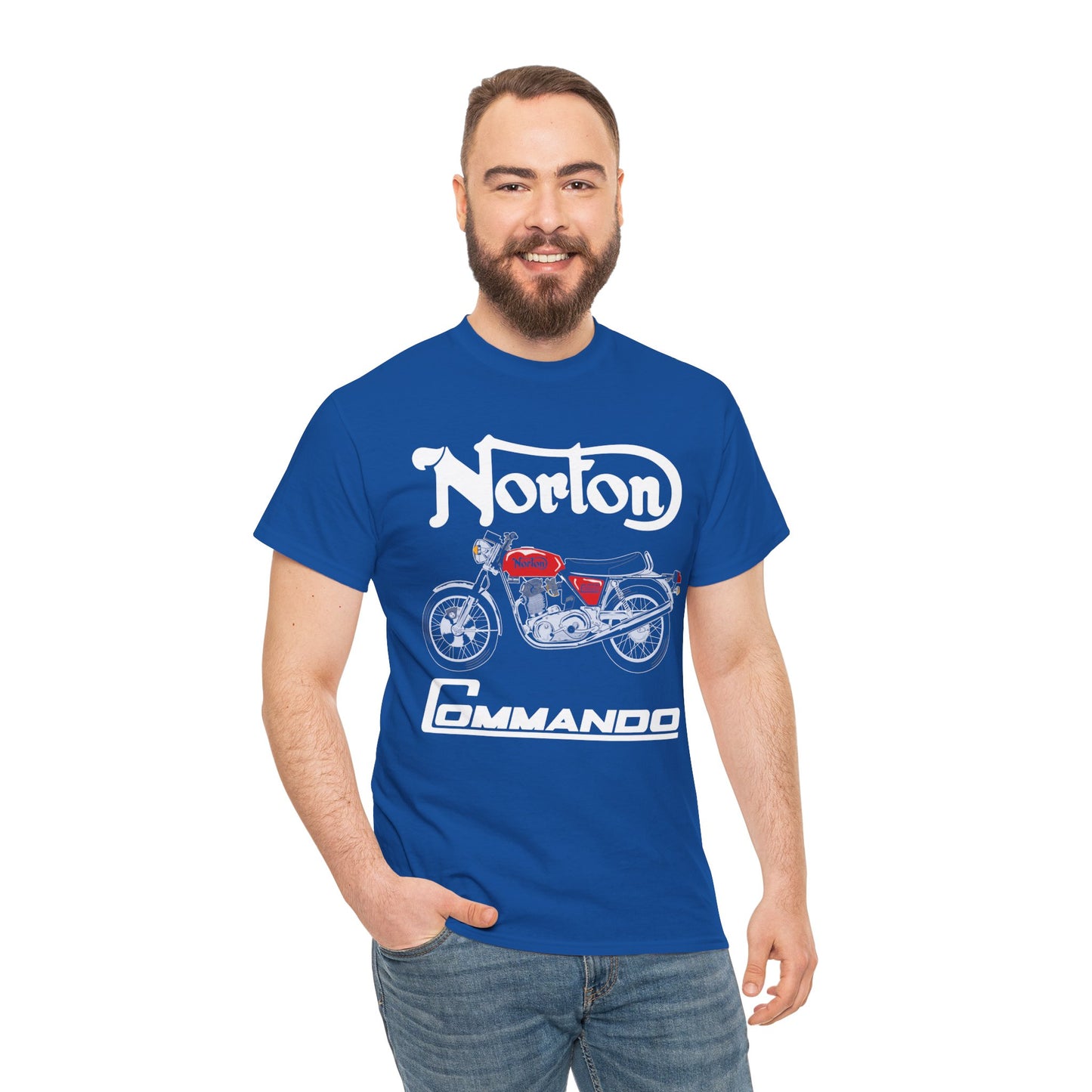 Norton Commando T-Shirt: Classic Fit with Gildan® 5000 Heavy Cotton™