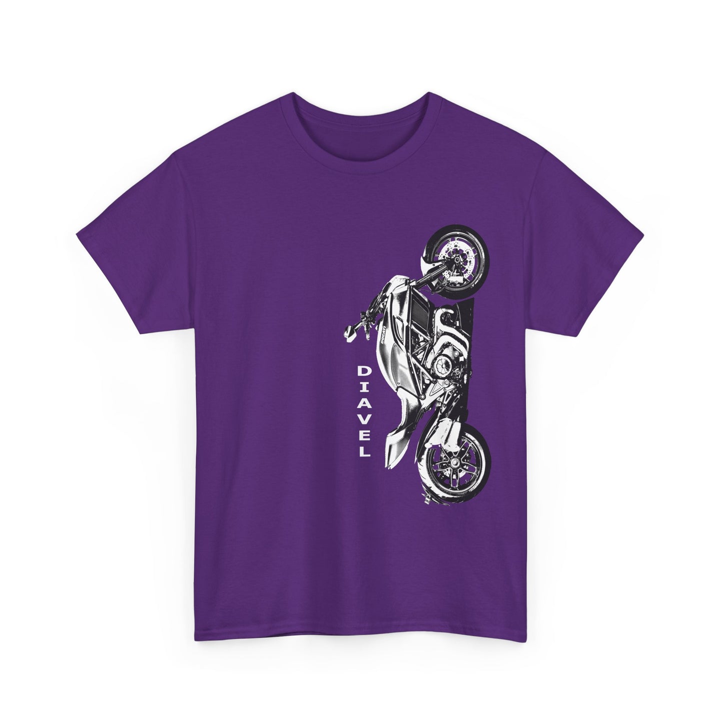 Ducati Diavel Biker T-Shirt | Gildan® 5000 Heavy Cotton™ - Rugged Style, Classic Fit for Motorcycle Lovers