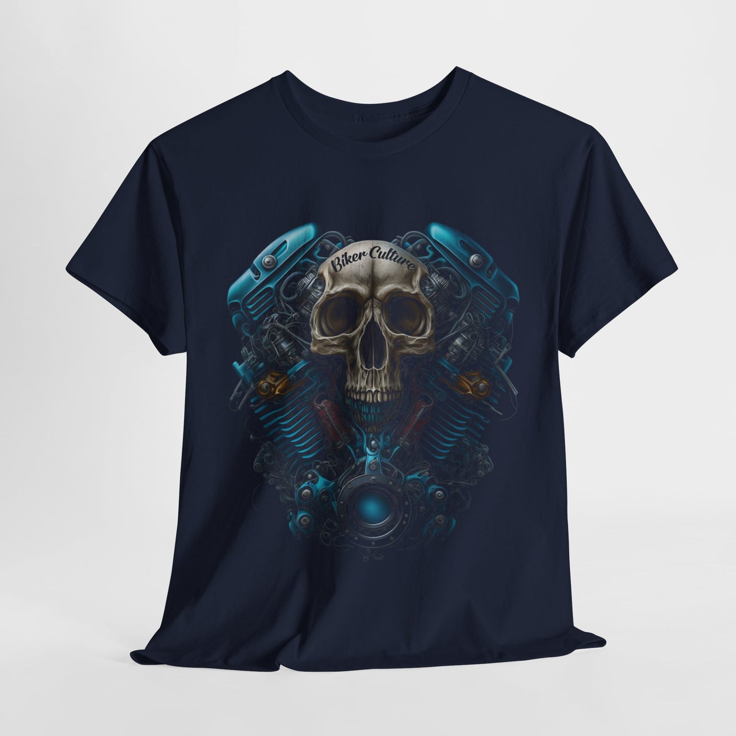 Biker Culture V-Twin Graphic Tee - Made with Midweight Fabric and Classic Fit