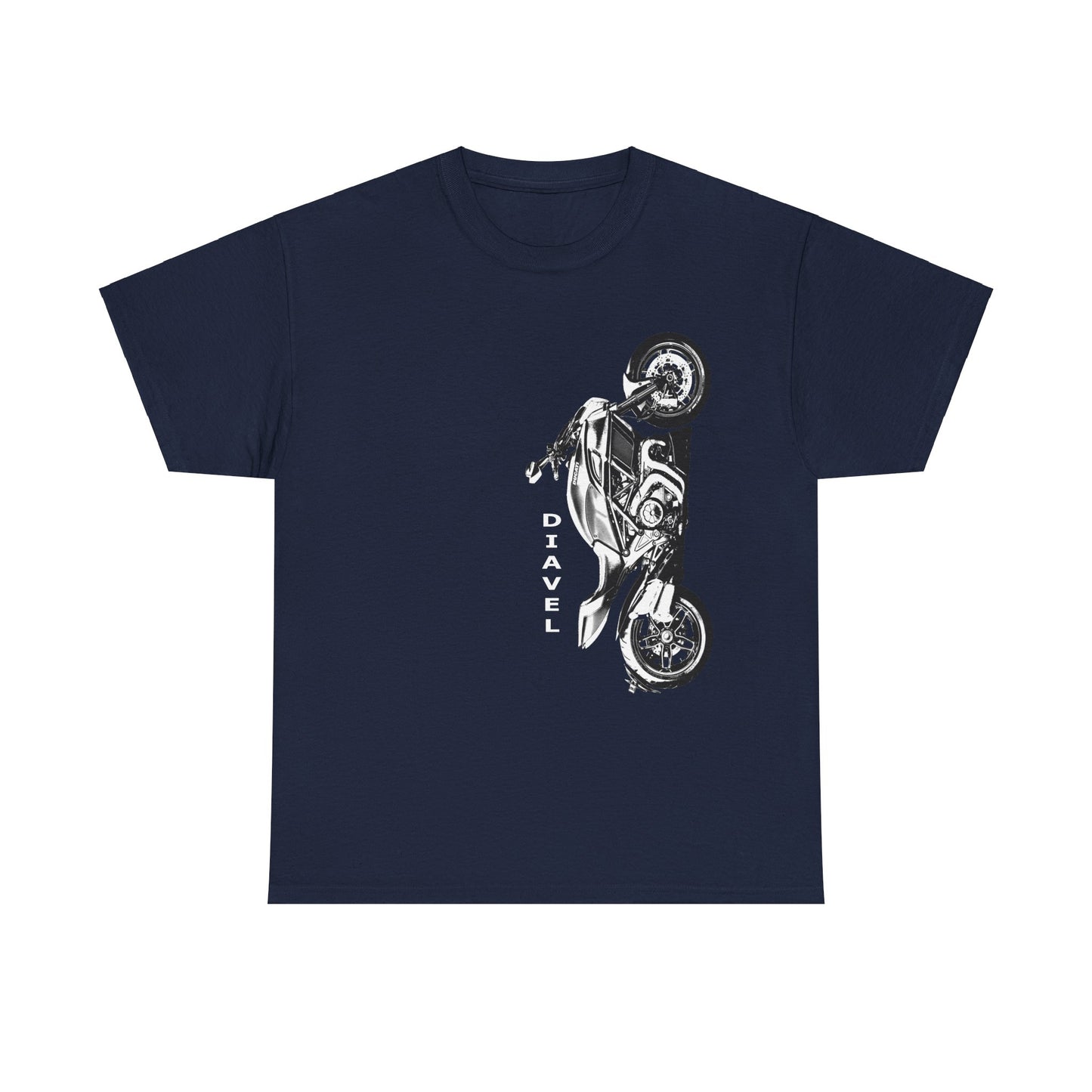 Ducati Diavel Biker T-Shirt | Gildan® 5000 Heavy Cotton™ - Rugged Style, Classic Fit for Motorcycle Lovers