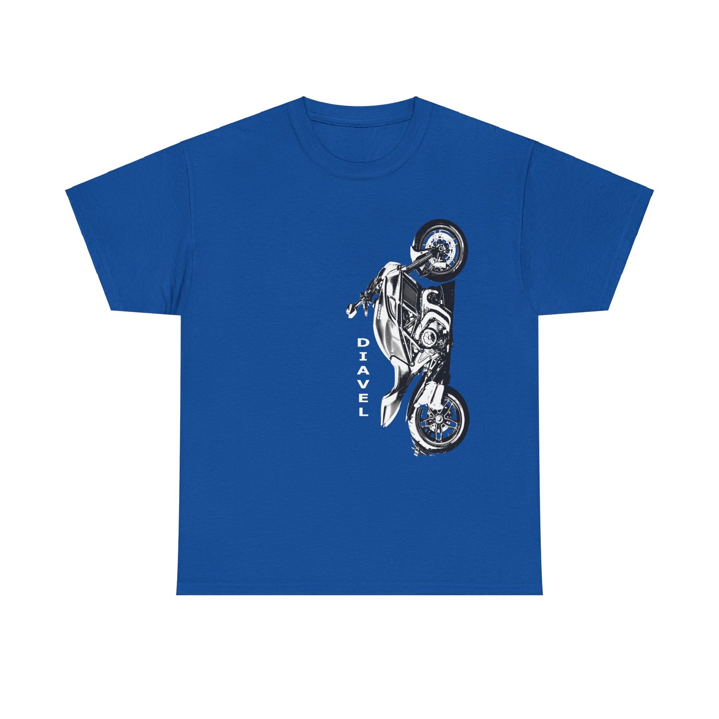 Ducati Diavel Biker T-Shirt | Gildan® 5000 Heavy Cotton™ - Rugged Style, Classic Fit for Motorcycle Lovers