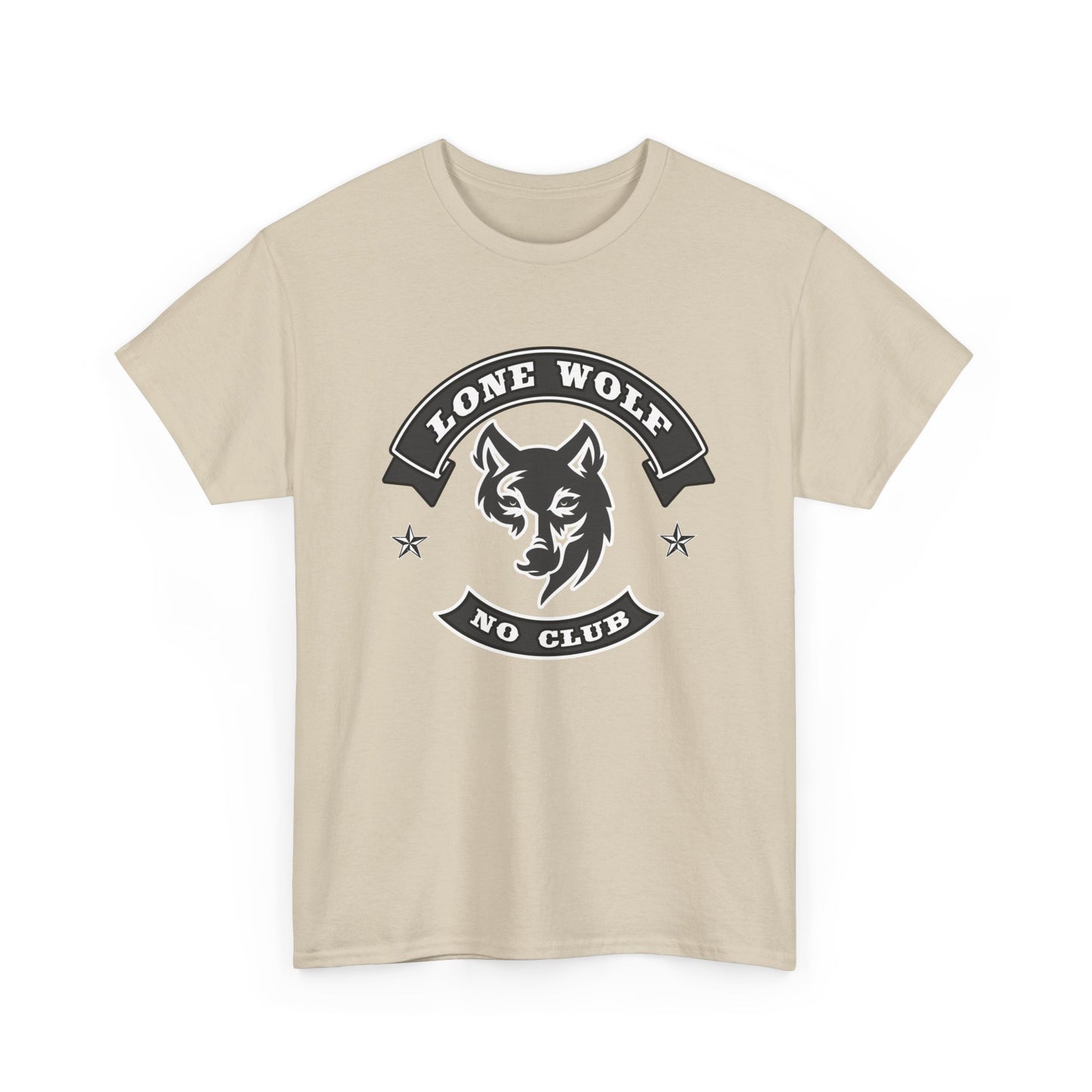 Lone Wolf Tee Shirt - Gildan® 5000 Heavy Cotton™, Classic Fit for the Independent Rider