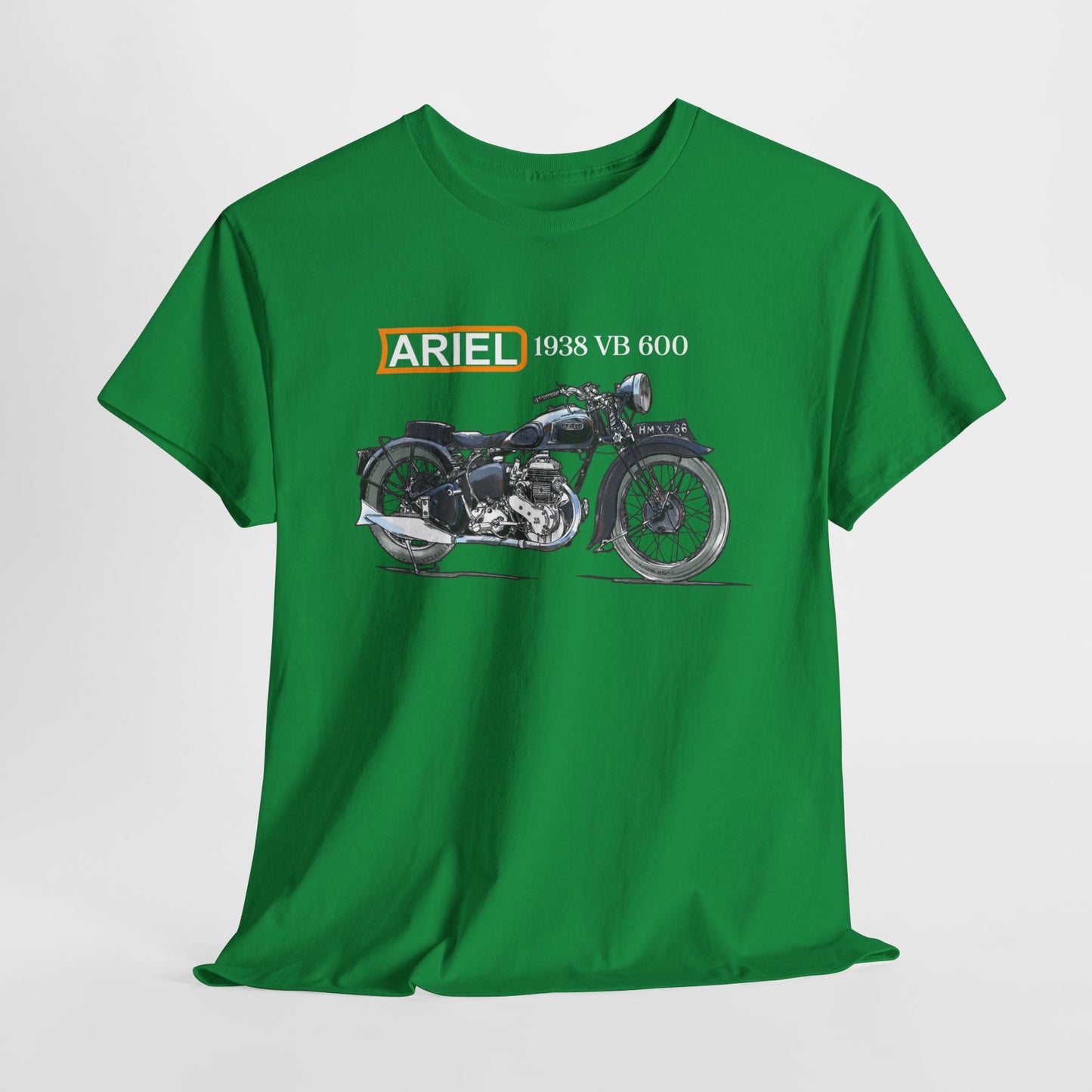 Ariel VB 1938 Vintage Motorcycle T-Shirt - Legendary Style for Riders