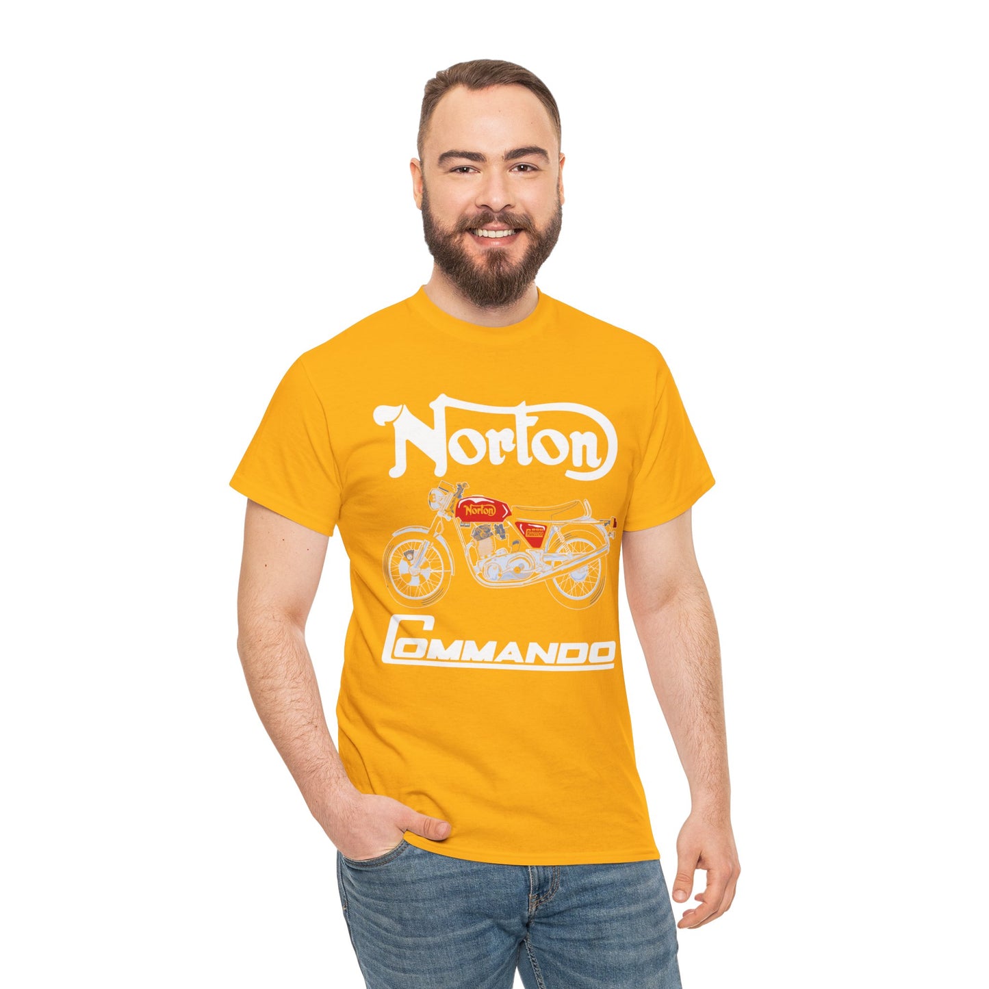 Norton Commando T-Shirt: Classic Fit with Gildan® 5000 Heavy Cotton™