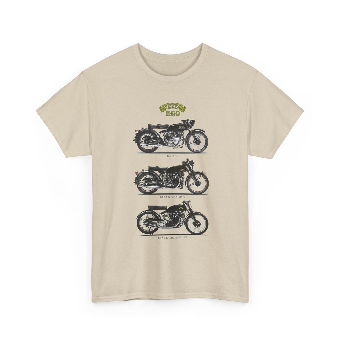 Elevate Your Style with Vincent HRD Vintage Poster Tee with Gildan® 5000's Classic Fit