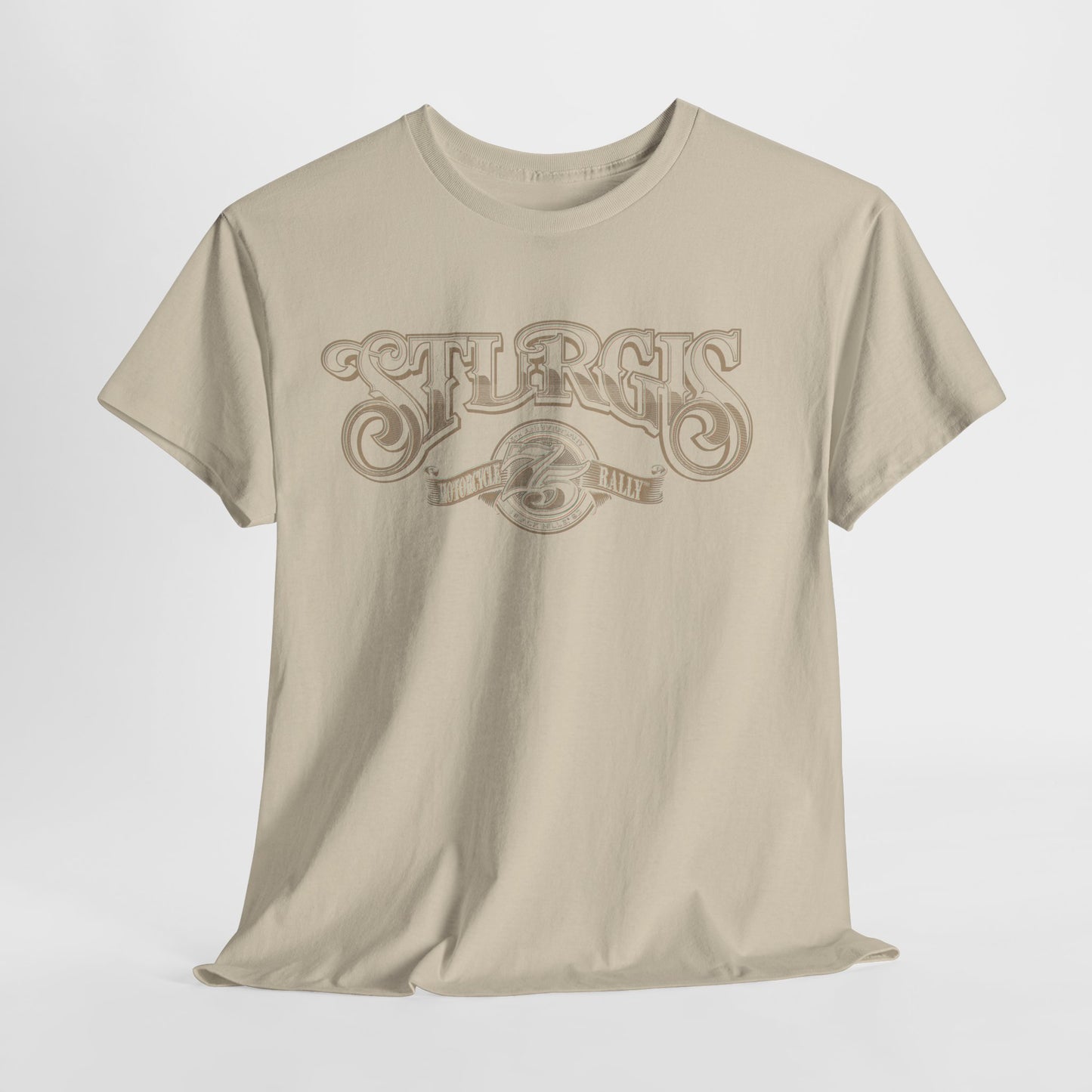 Sturgis 75th Tee - Gildan® 5000 Heavy Cotton™, Classic Midweight Fabric