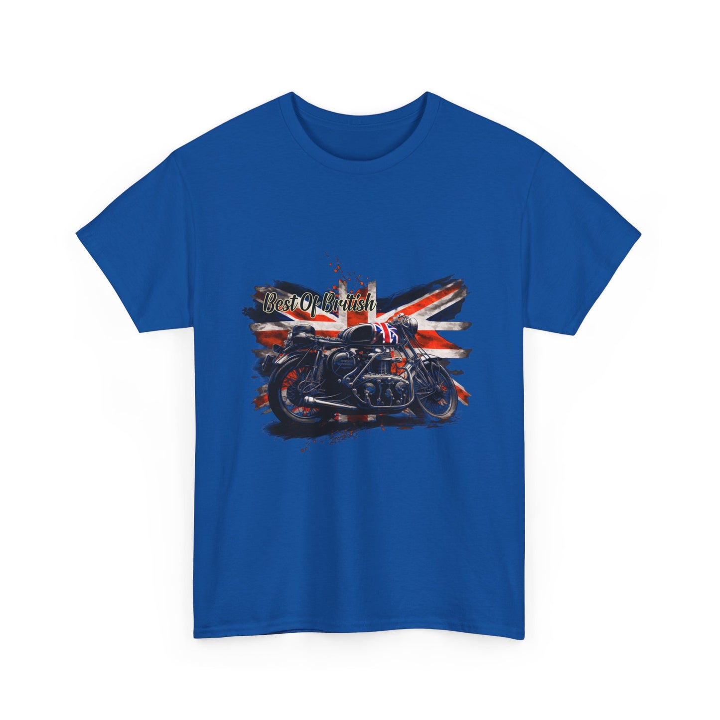 Classic Fit Best of British Biker Shirt - Double-Needle Hems