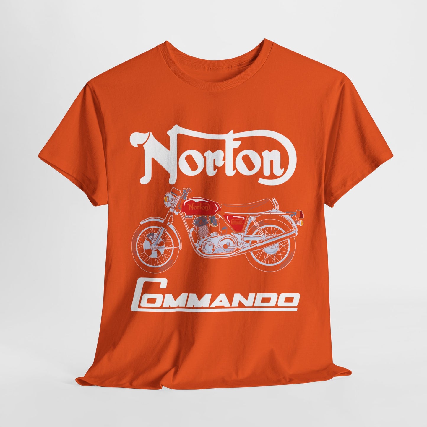 Norton Commando T-Shirt: Classic Fit with Gildan® 5000 Heavy Cotton™
