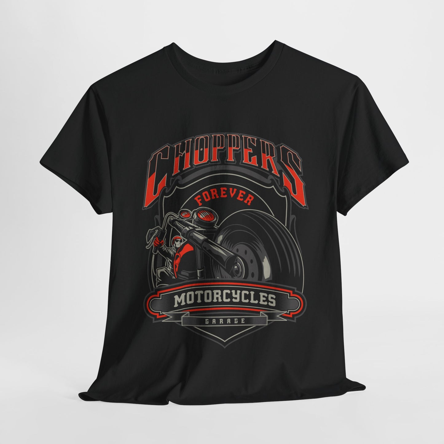 Choppers Forever Motorcycle T-Shirt - Quality Print, Classic Biker Fit