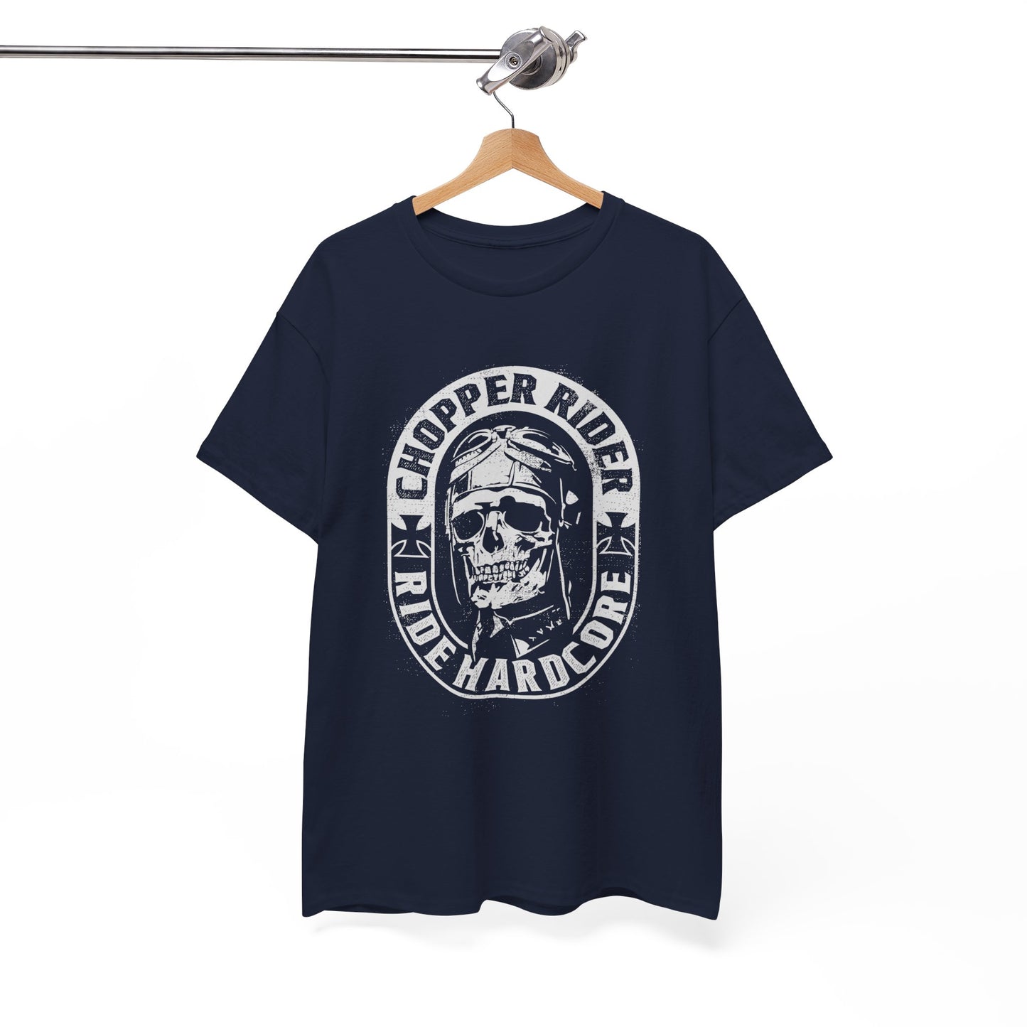Chopper Rider Motorcycle Tee - Gildan® 5000 Heavy Cotton™, Durable Comfort for Every Ride